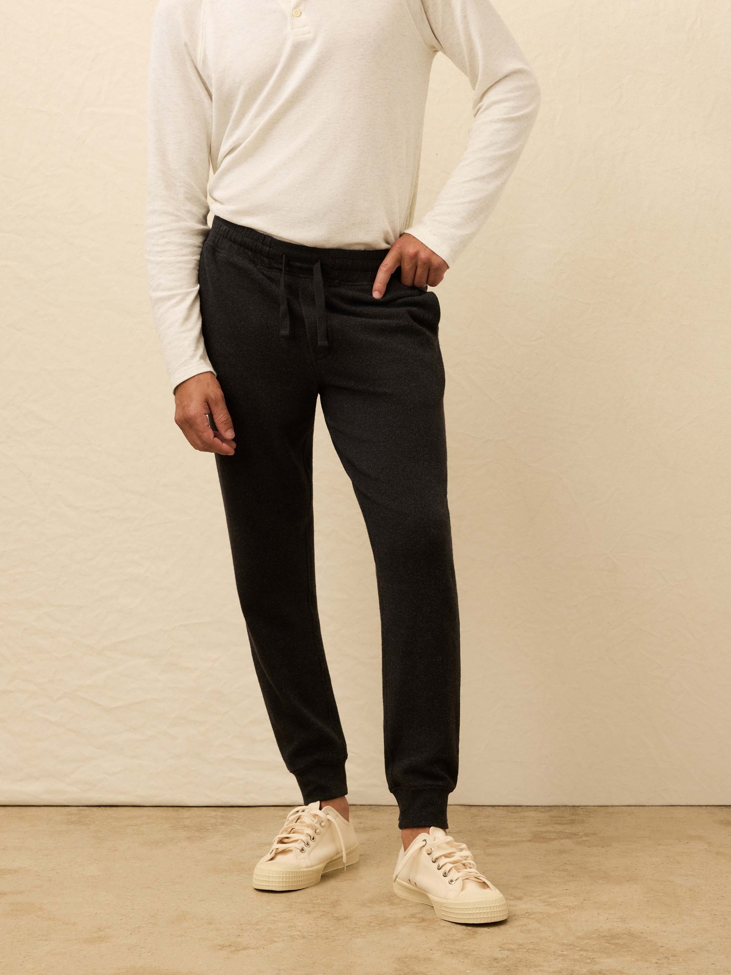 Legend Sweatpant - Heathered Black Twill