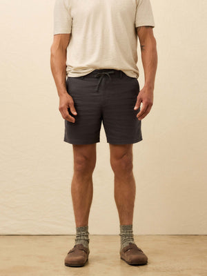 Movement Linen Short - Washed Black