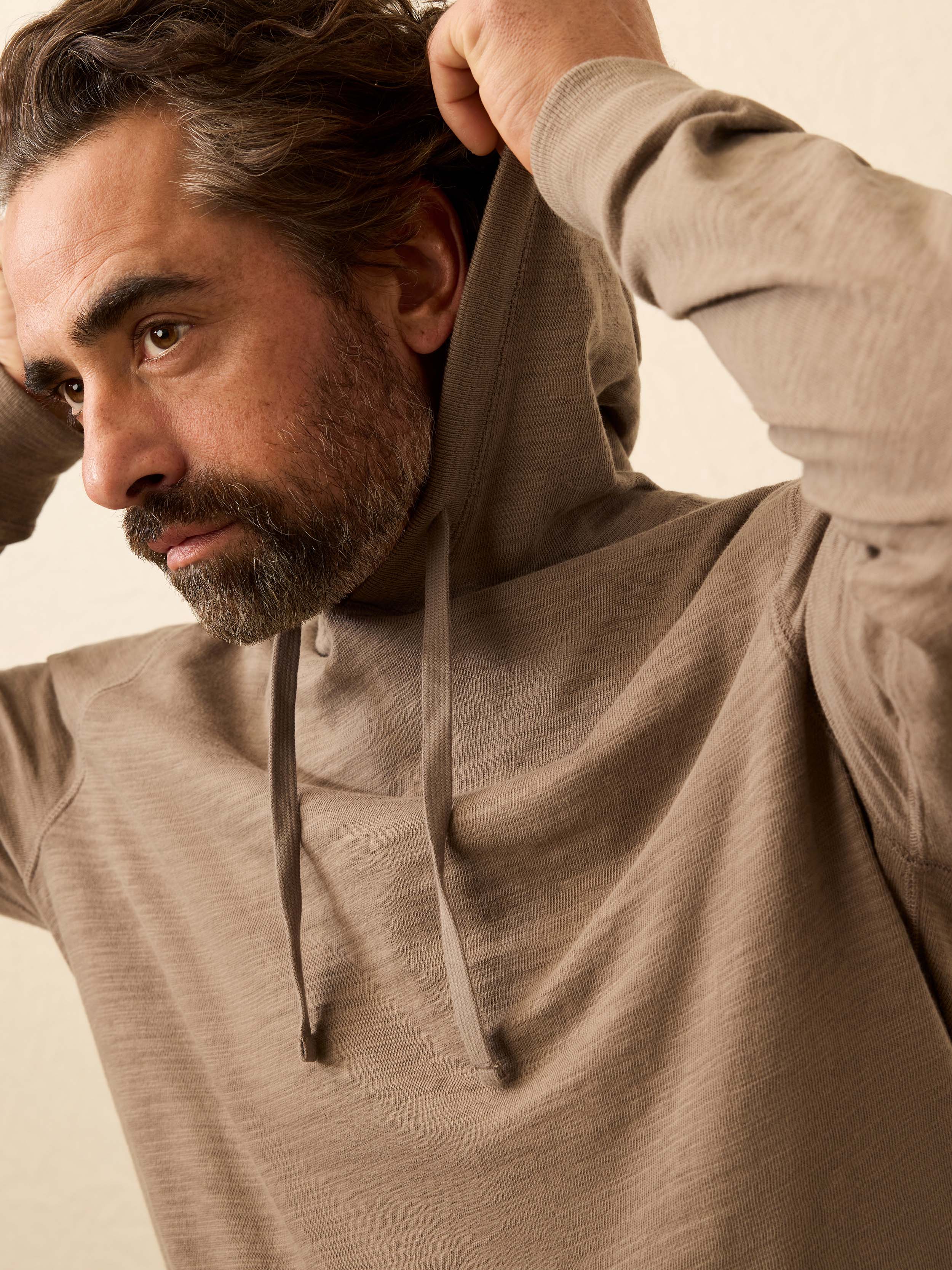 Sunwashed Midweight Organic Hoodie - Western Cedar