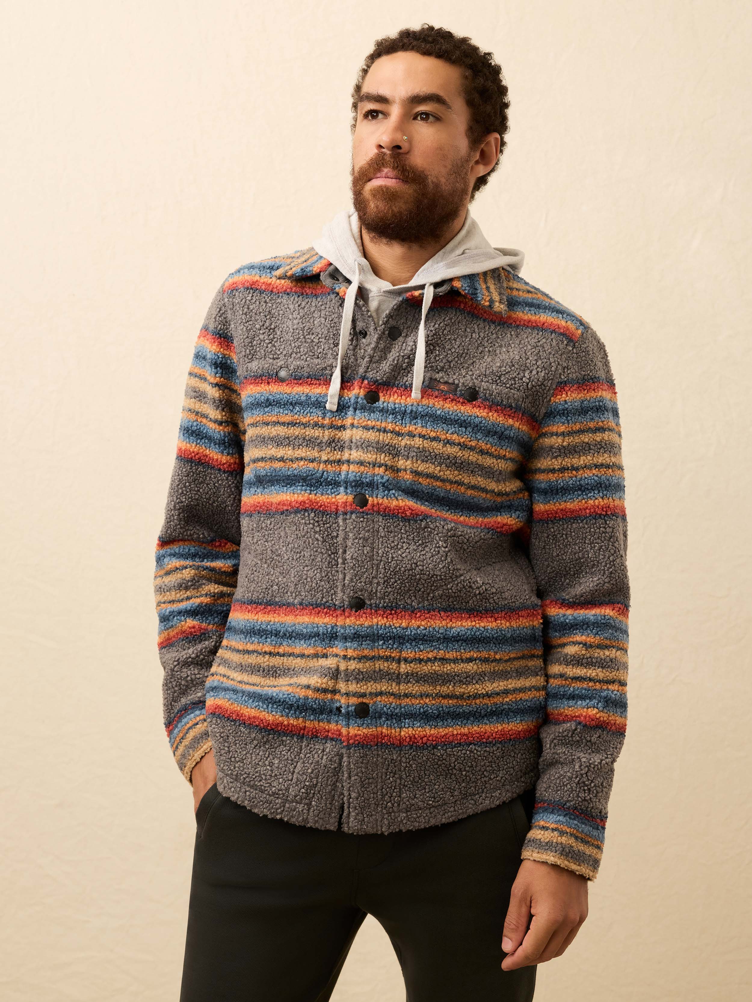 Range Fleece CPO - Buffalo Rock Stripe