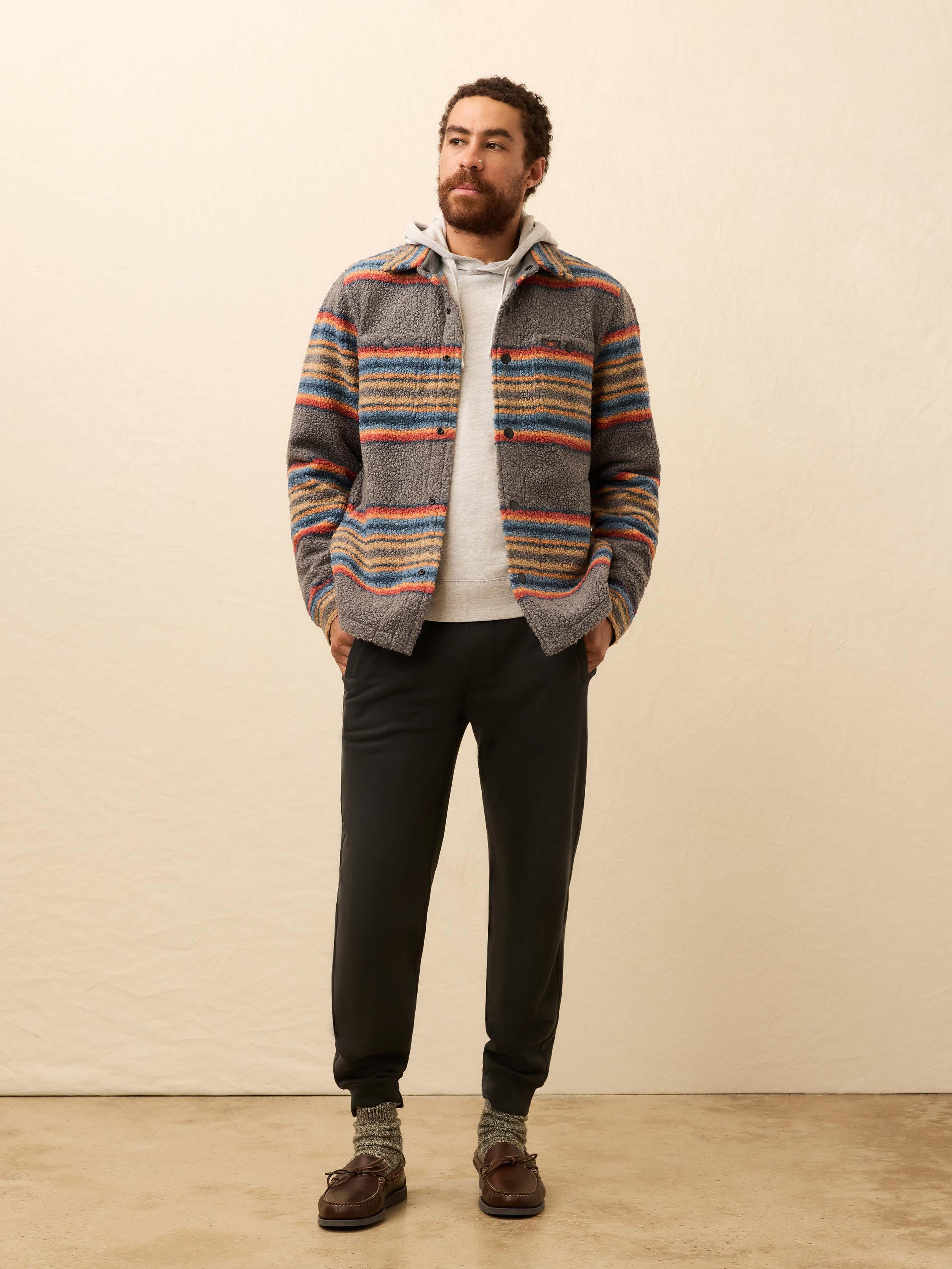 Range Fleece CPO - Buffalo Rock Stripe