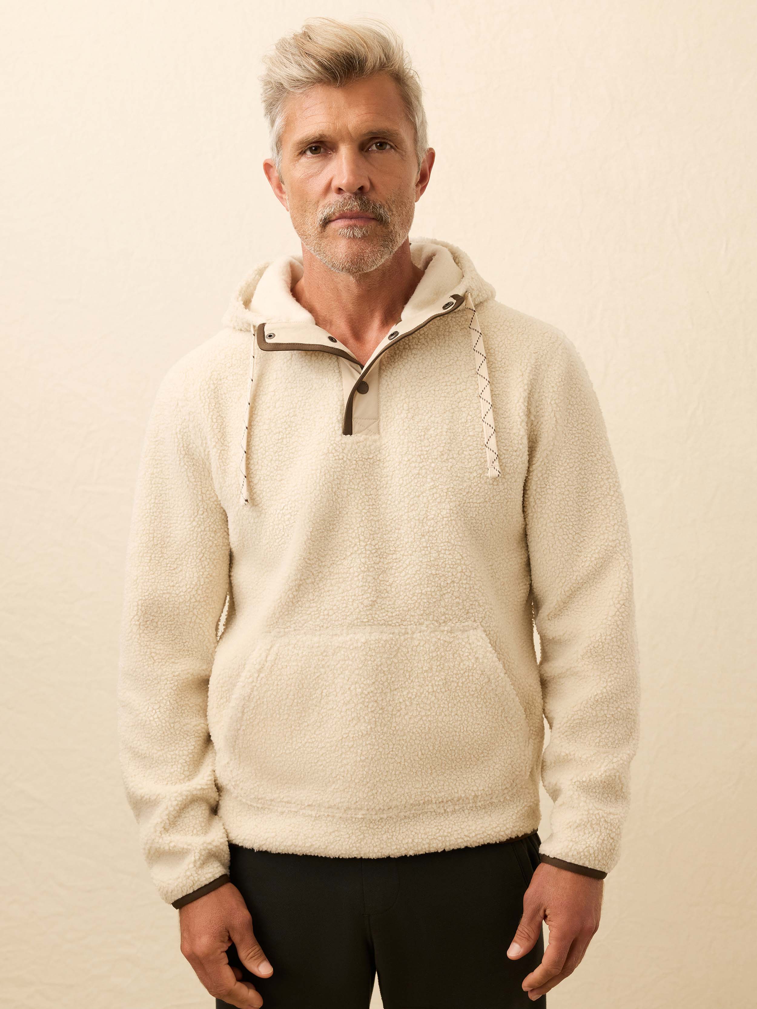 High Pile Fleece Hoodie - Arctic Ivory