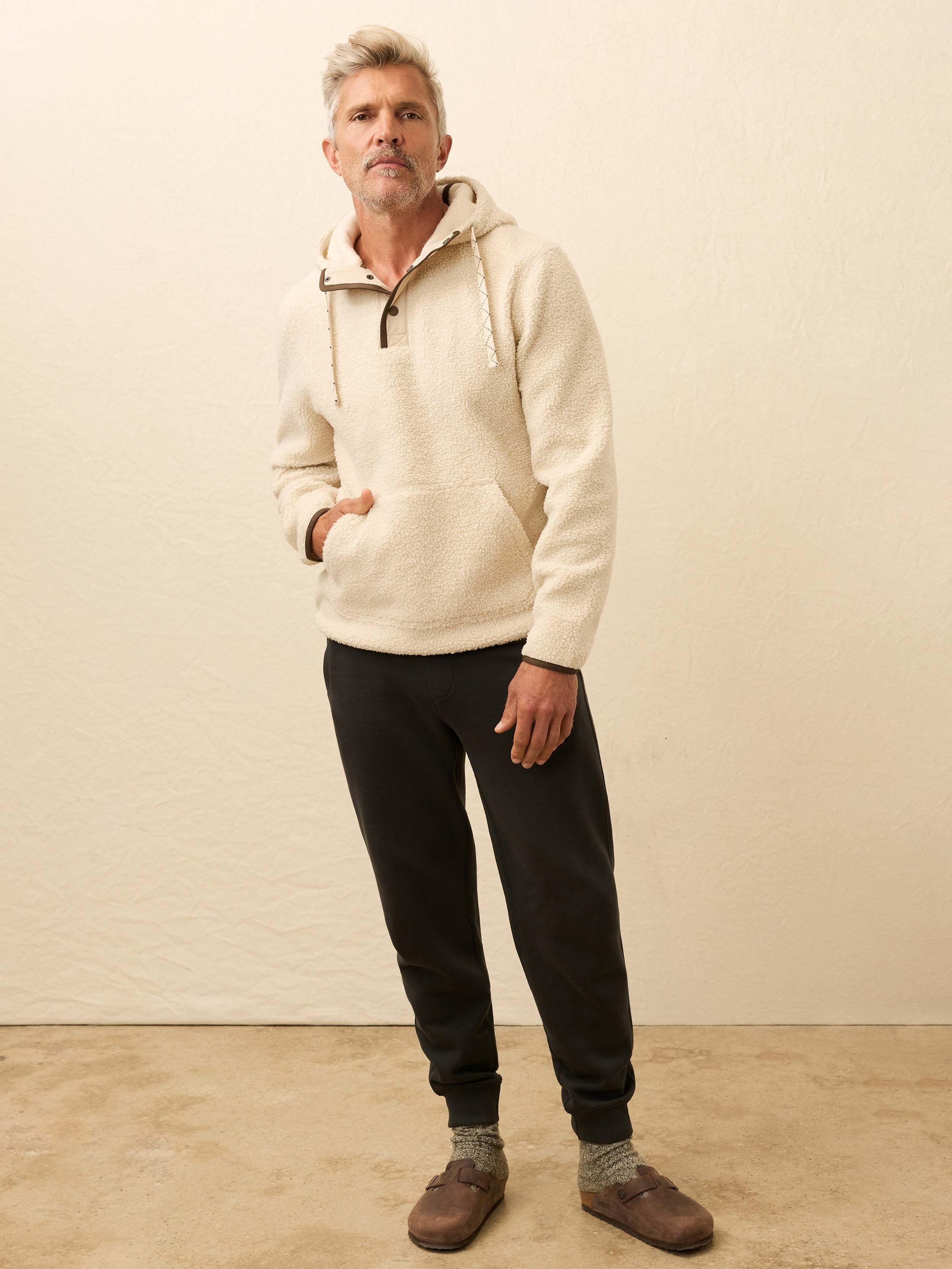 High Pile Fleece Hoodie - Arctic Ivory | Faherty Brand