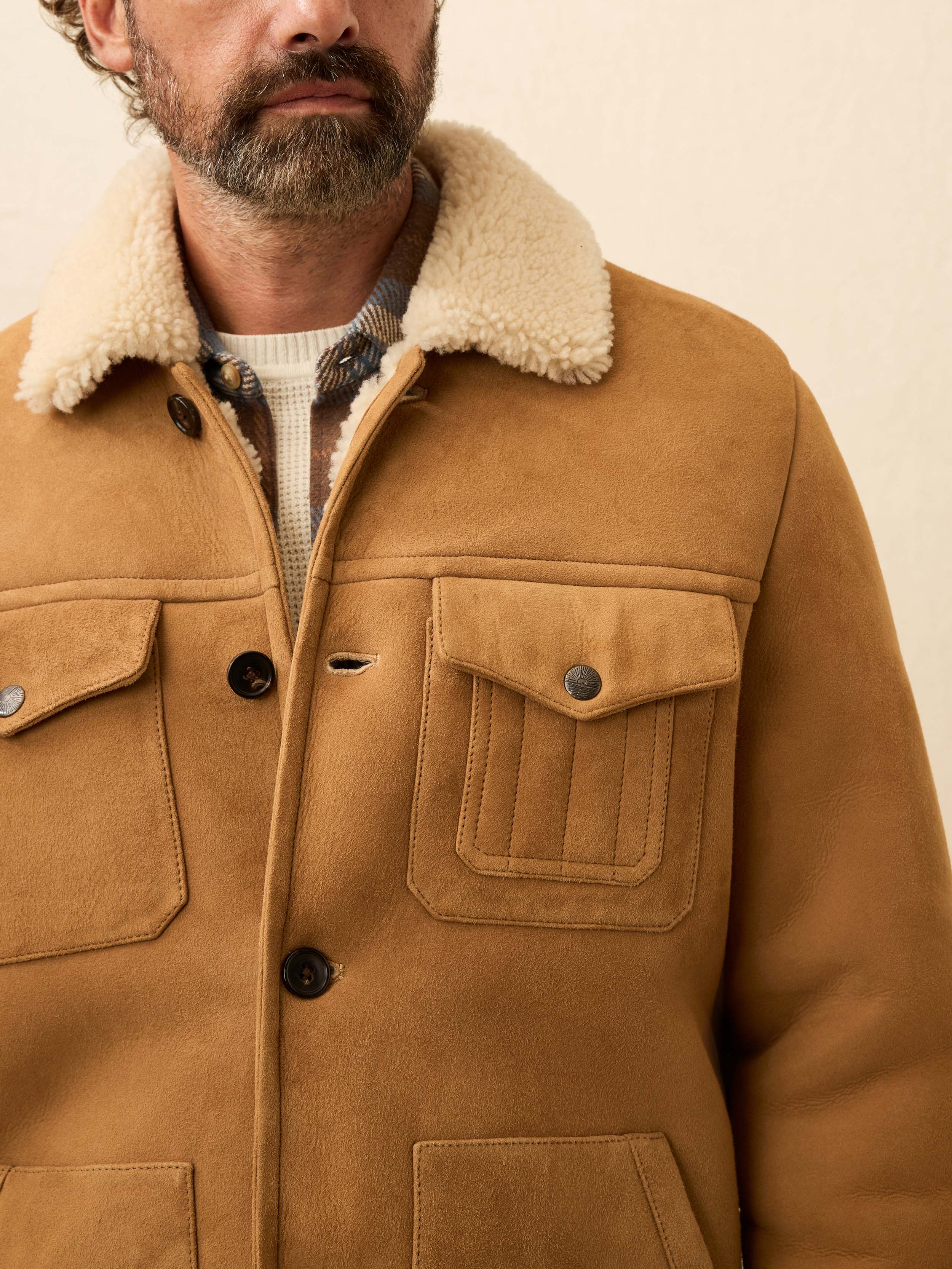 Shearling Coat - Eagle River Brown