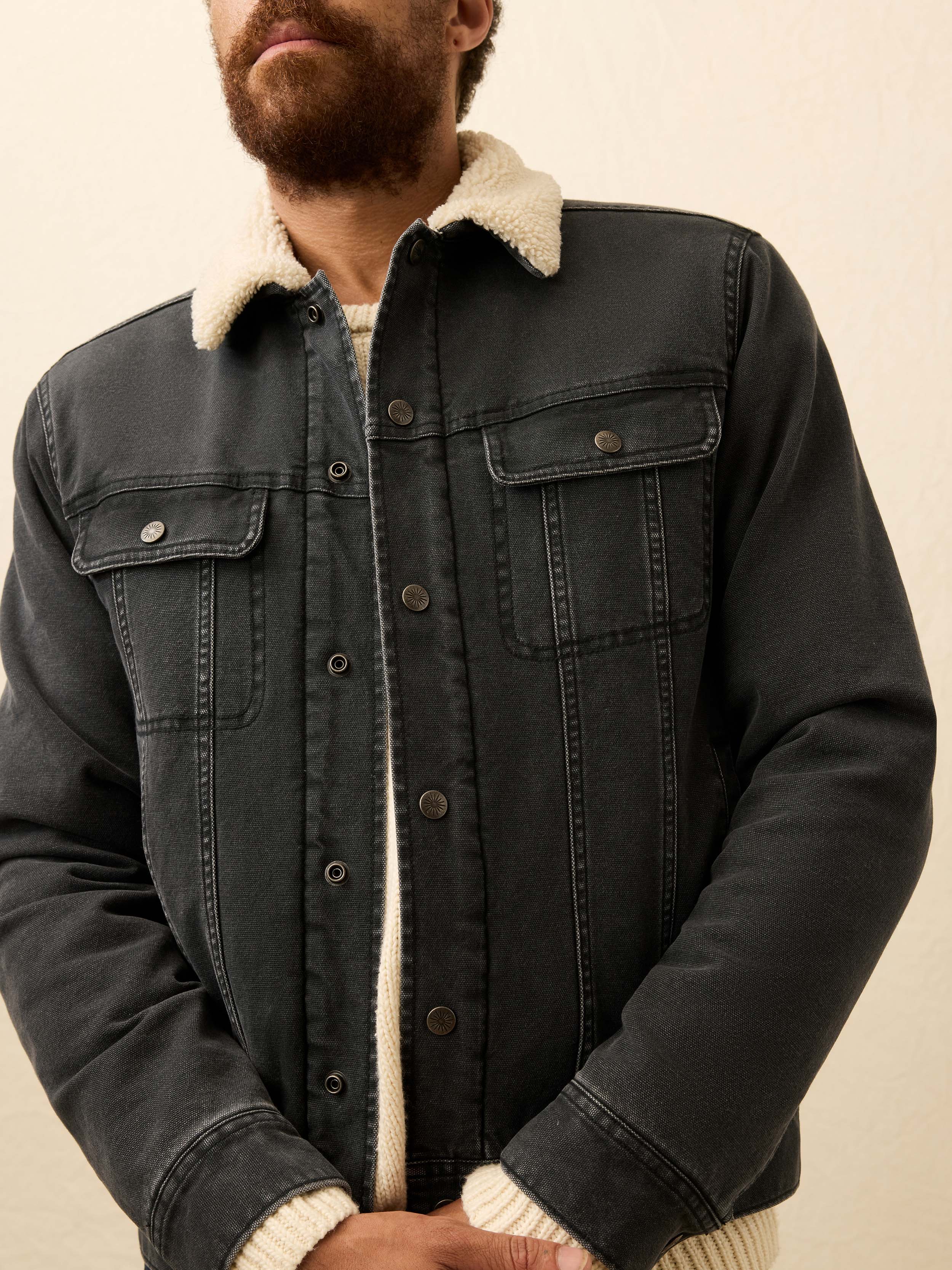 Timberline Canvas Trucker - Mountain Black