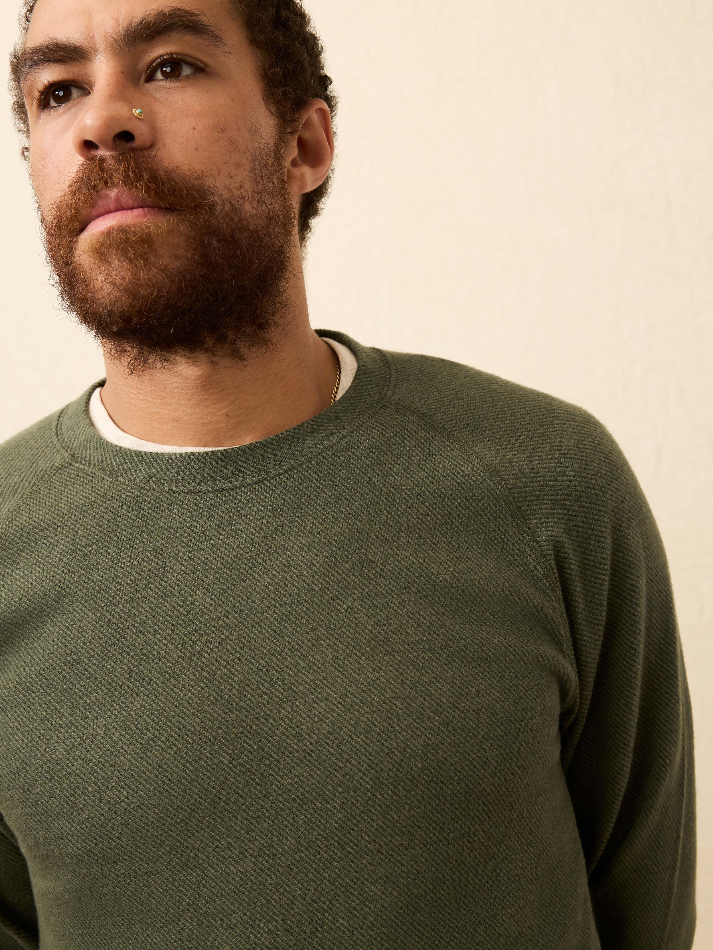 Legend Sweater Crew - Fall Evergreen Twill