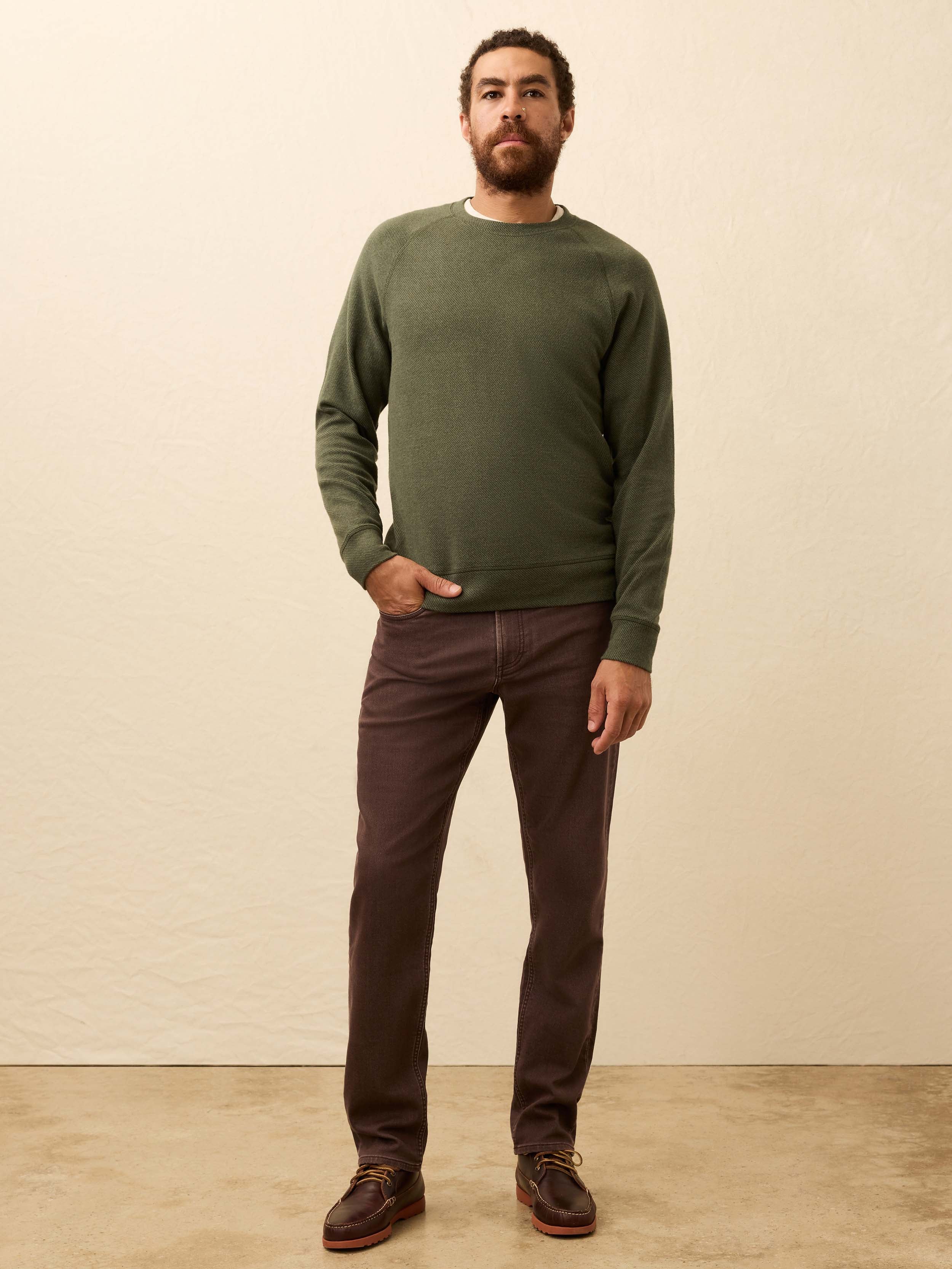 Legend Sweater Crew - Fall Evergreen Twill