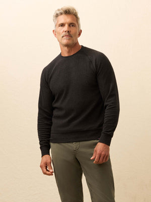 Legend Sweater Crew - Heathered Black Twill