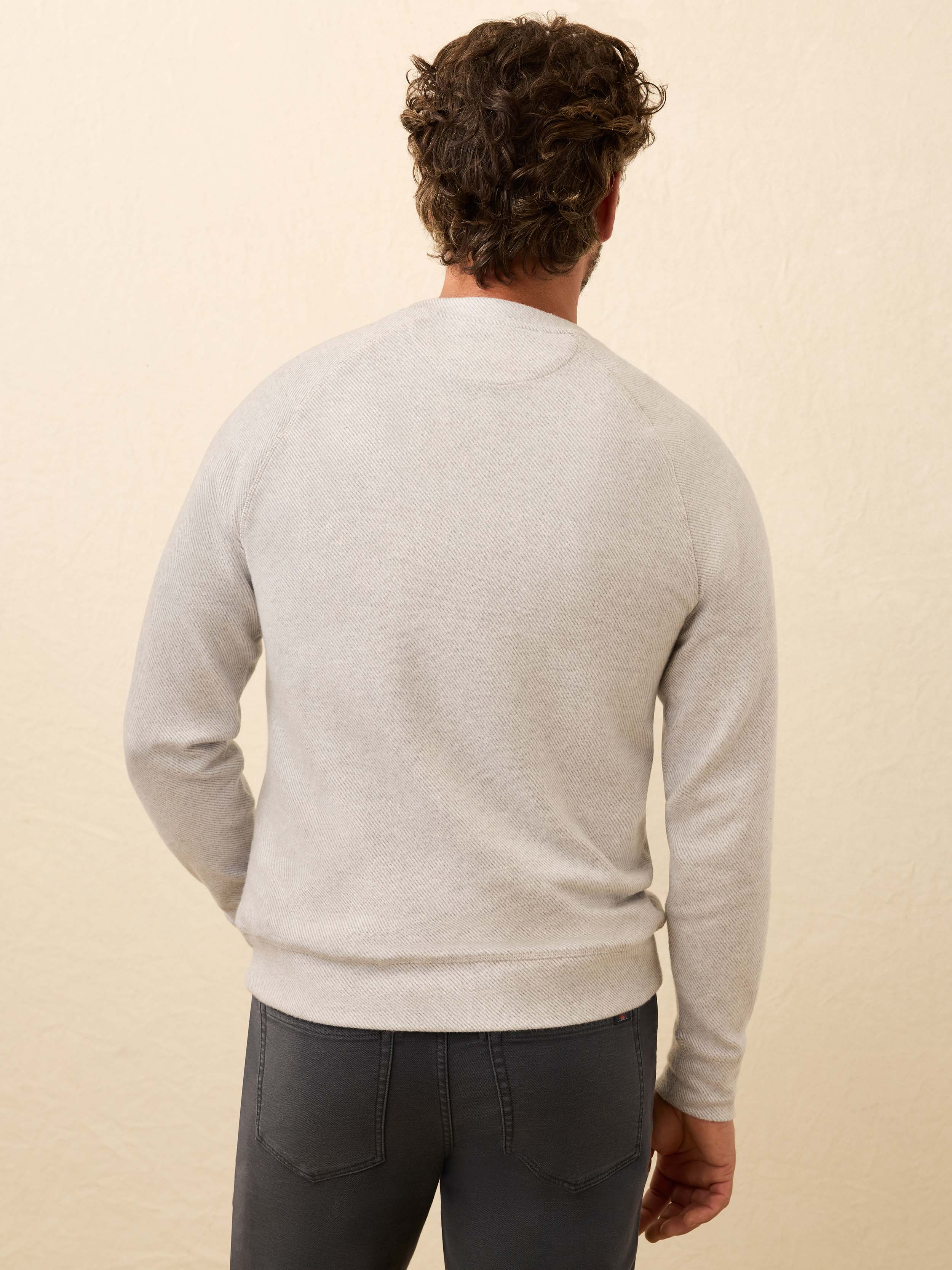 Legend Sweater Crew - Light Heather Grey | Faherty Brand