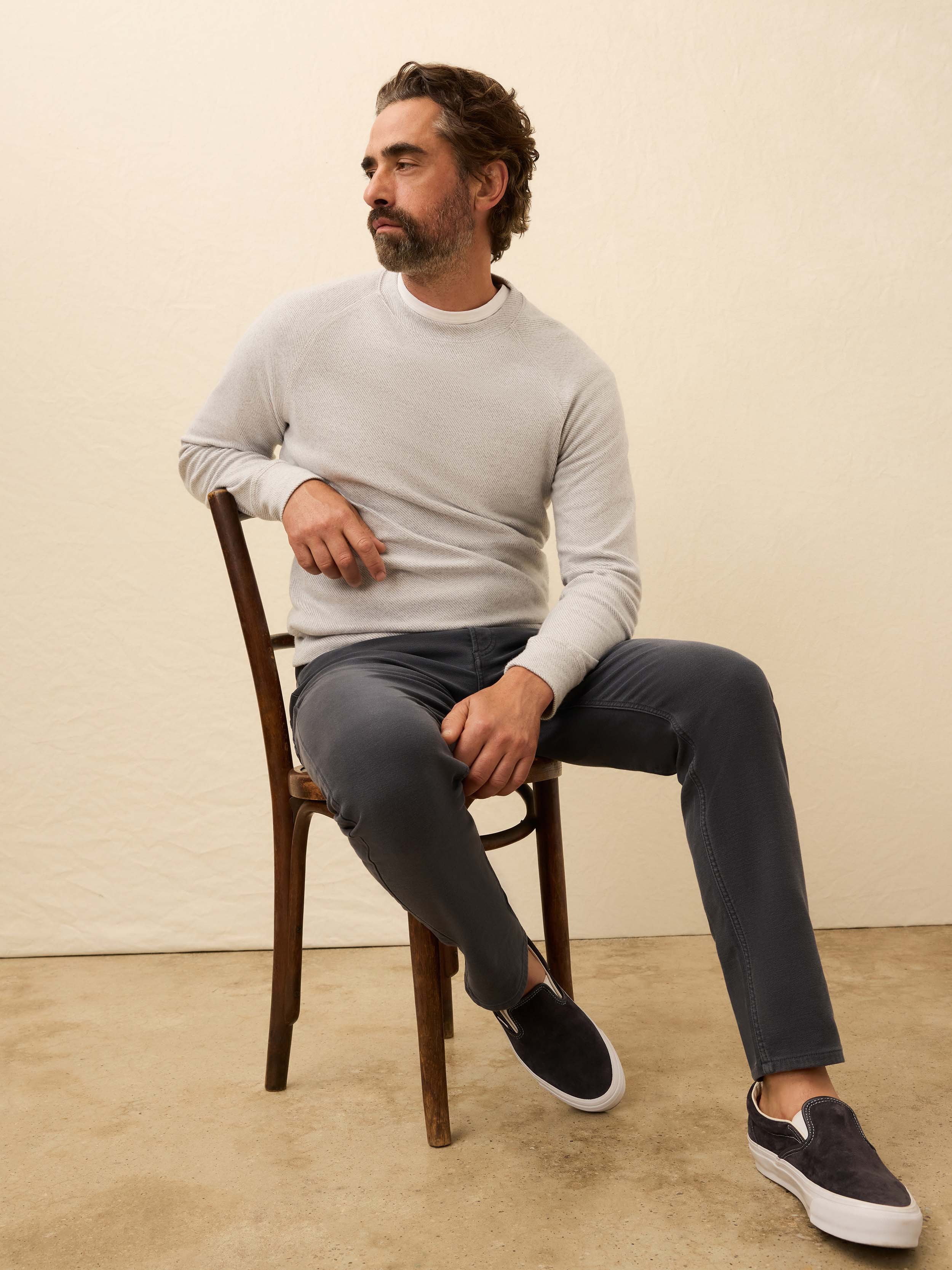 Legend Sweater Crew - Light Heather Grey