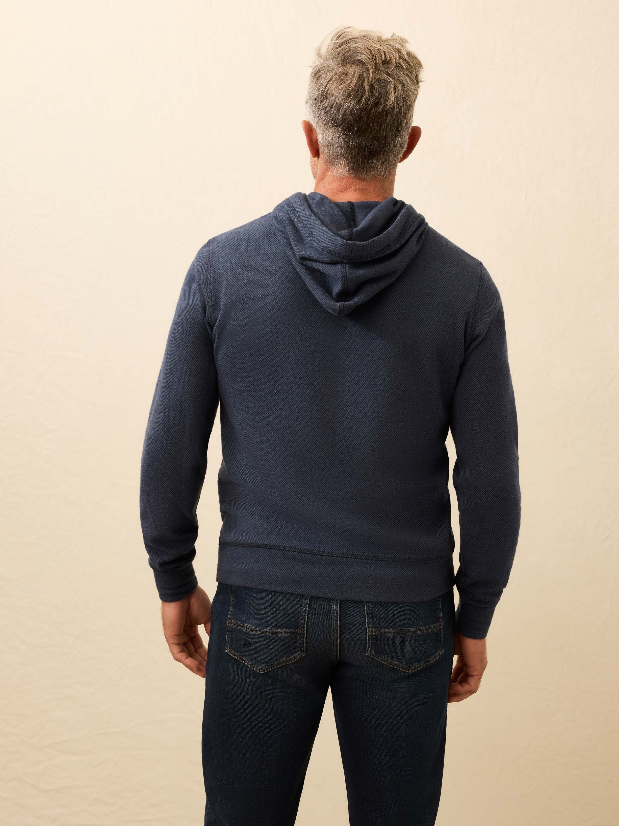 Legend Sweater Hoodie - Brighton Navy Twill