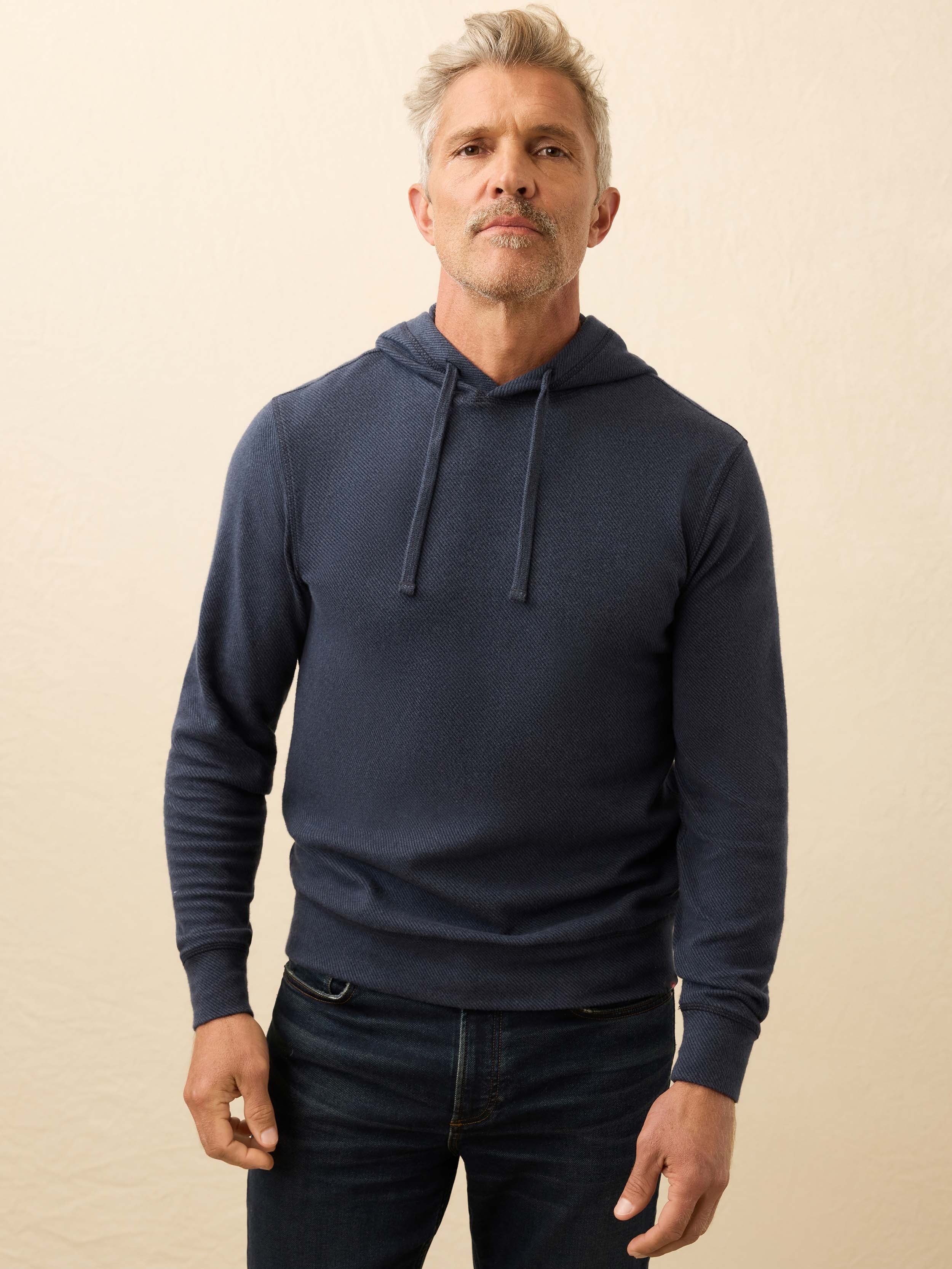 Legend Sweater Hoodie - Brighton Navy Twill