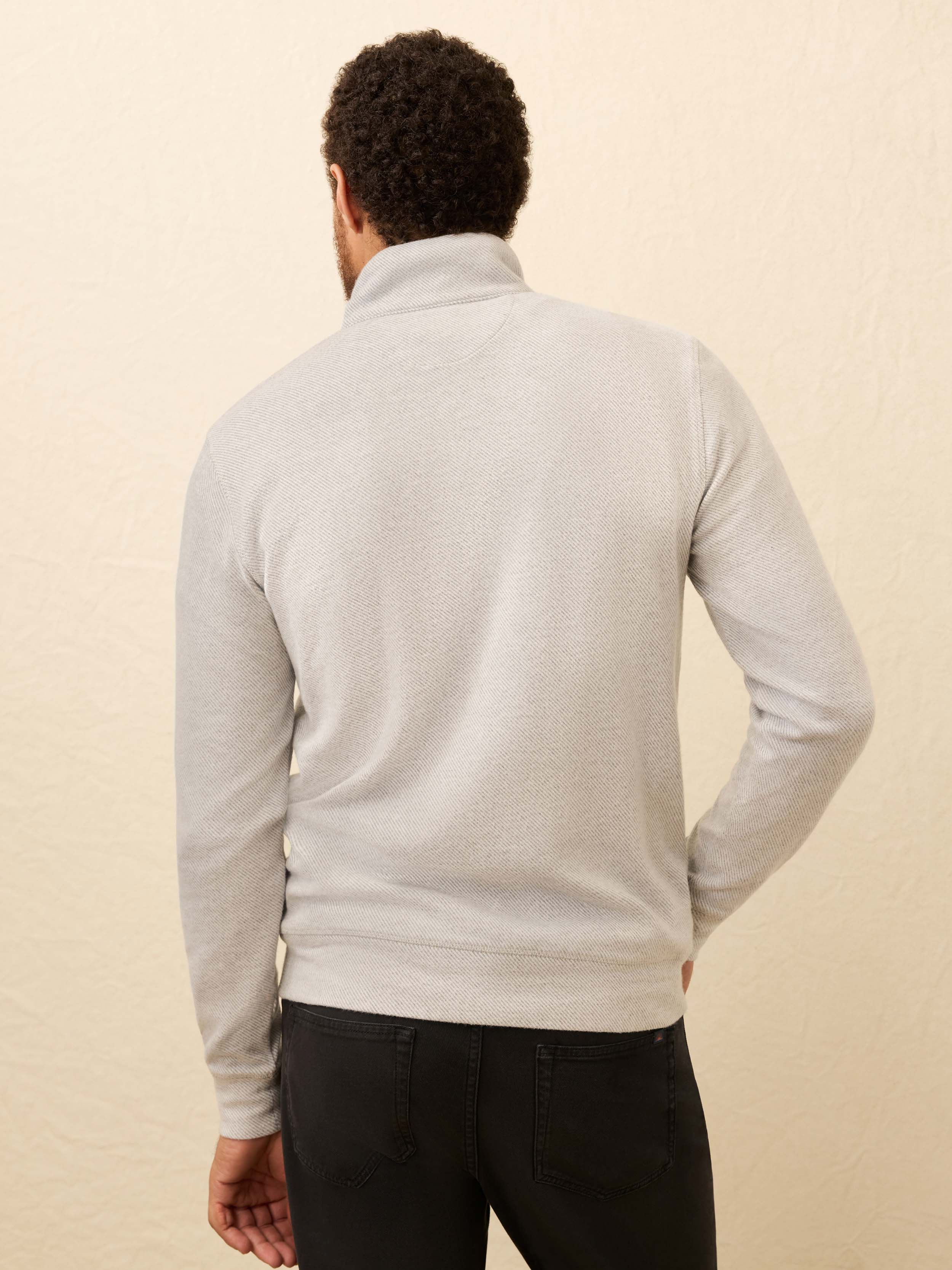 Legend Sweater Quarter Zip - Light Heather Grey