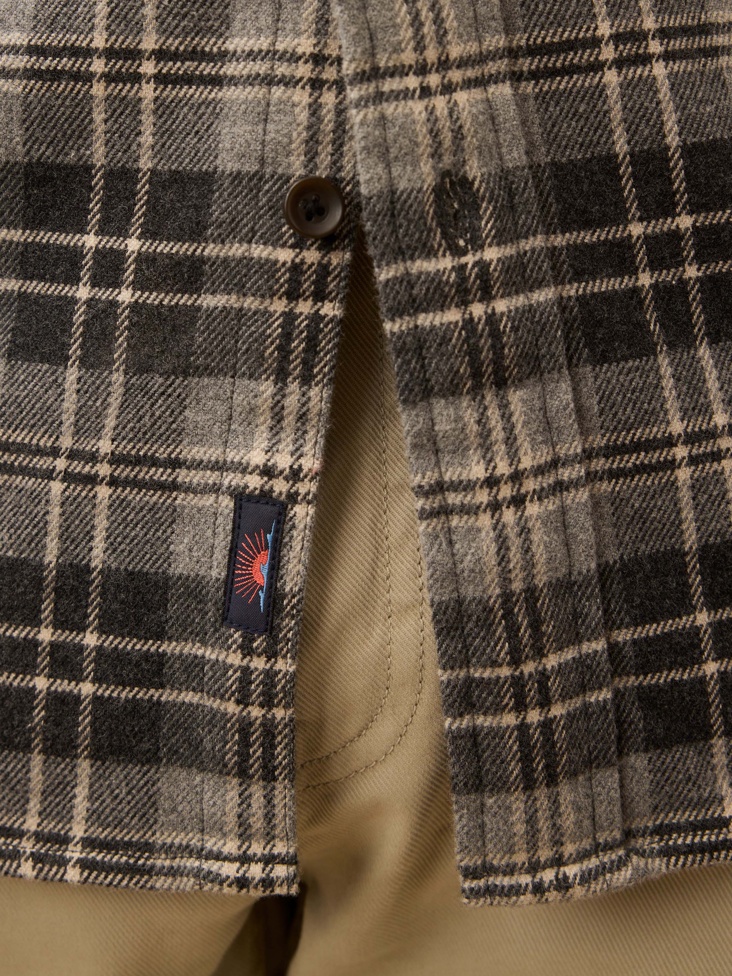 Super Brushed Flannel - Dark Cloud Plaid