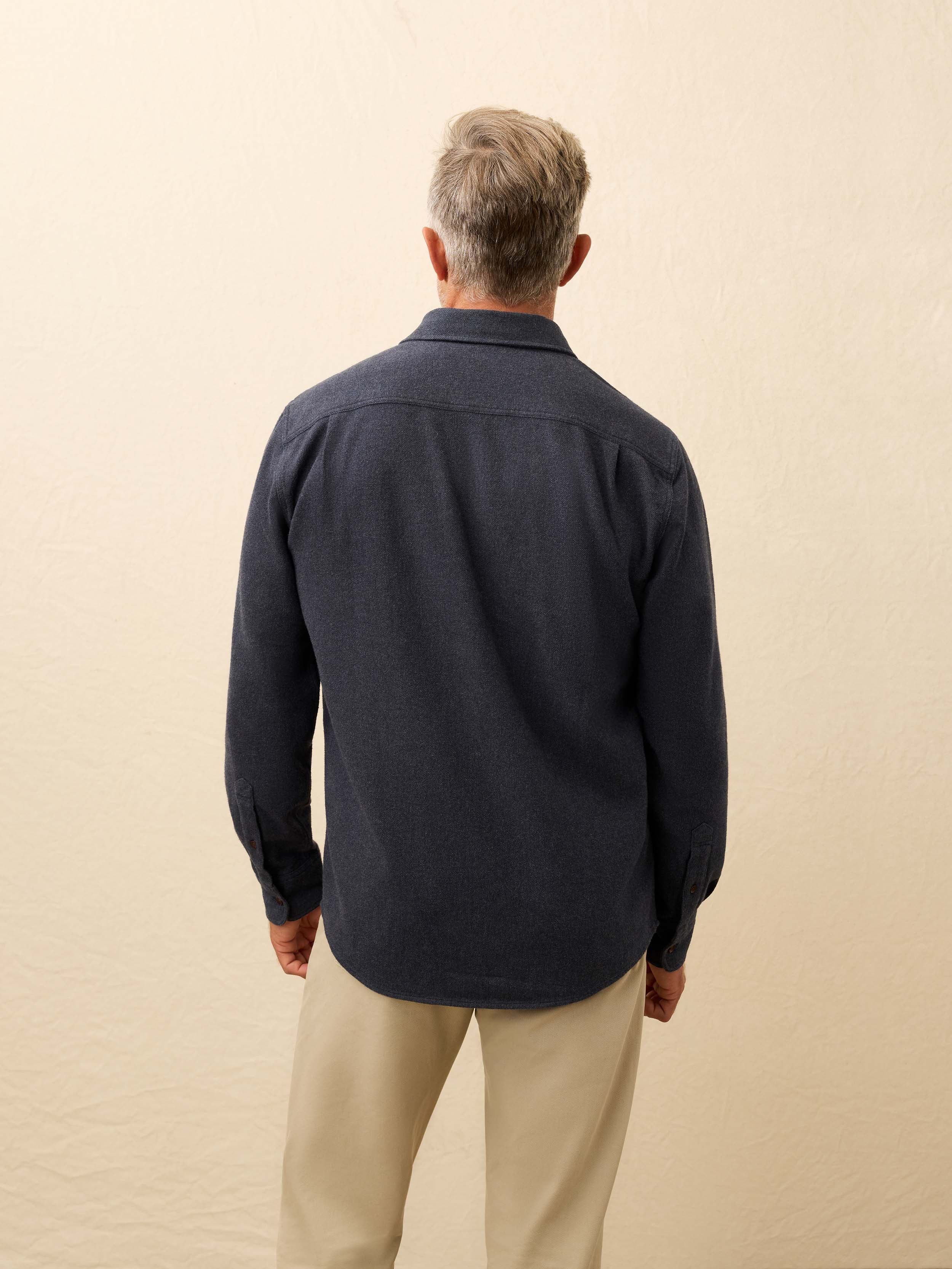 Super Brushed Flannel - Navy Harbor