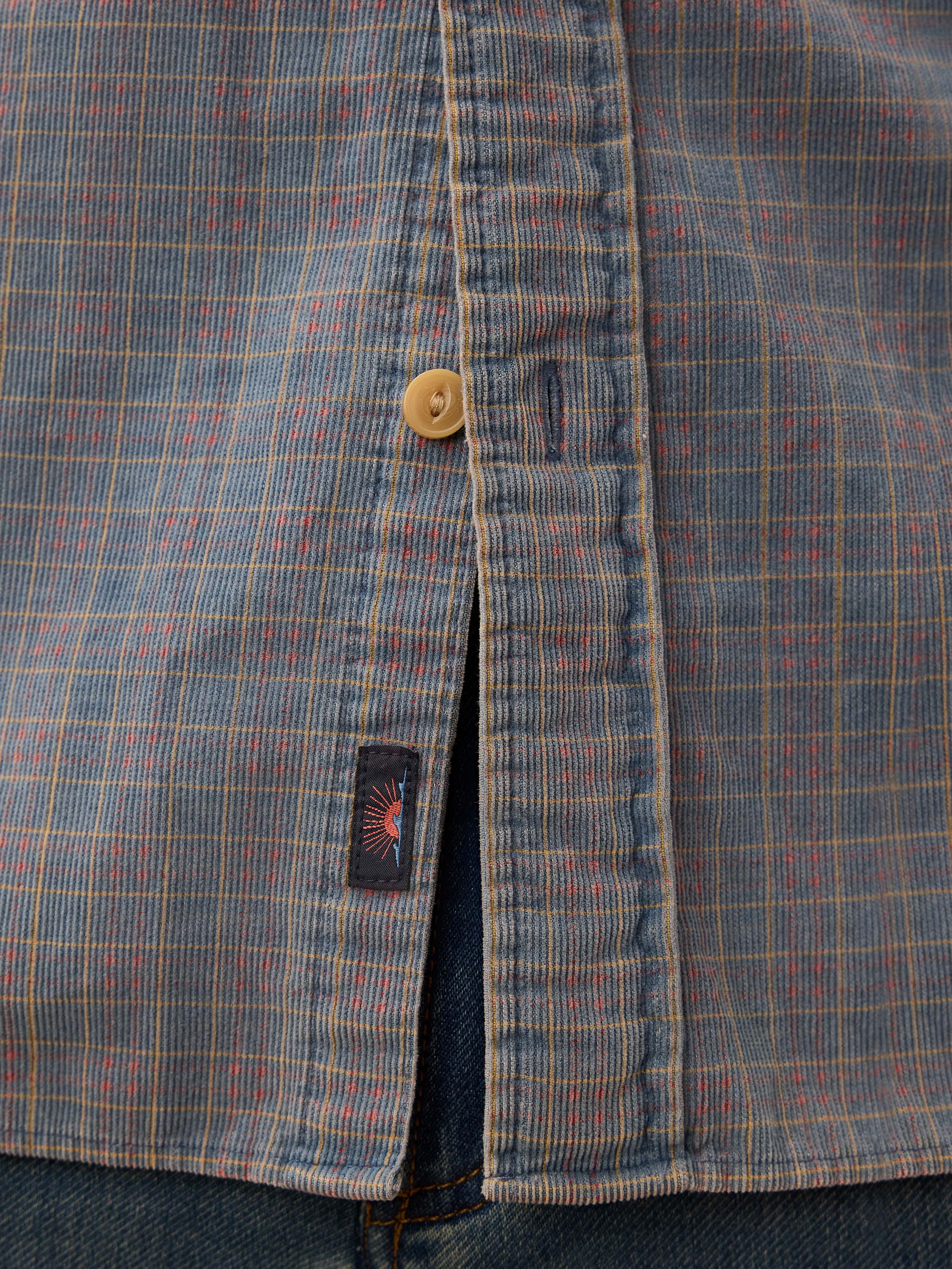 Corduroy Workshirt - Indigo Belle Plaid