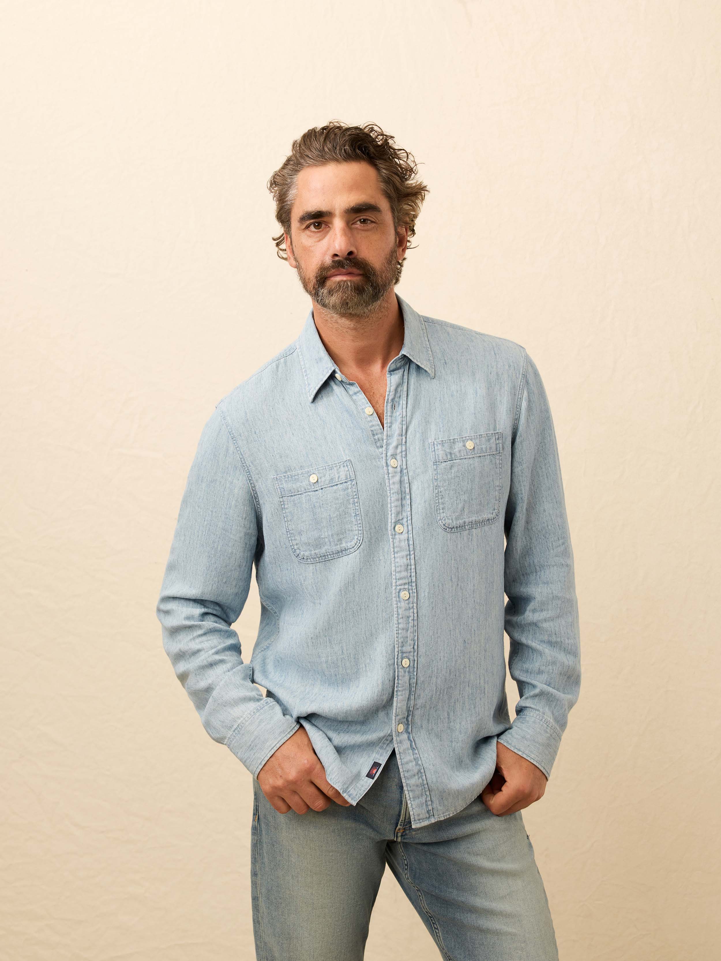 Tried & True Chambray Workshirt - Vintage Indigo