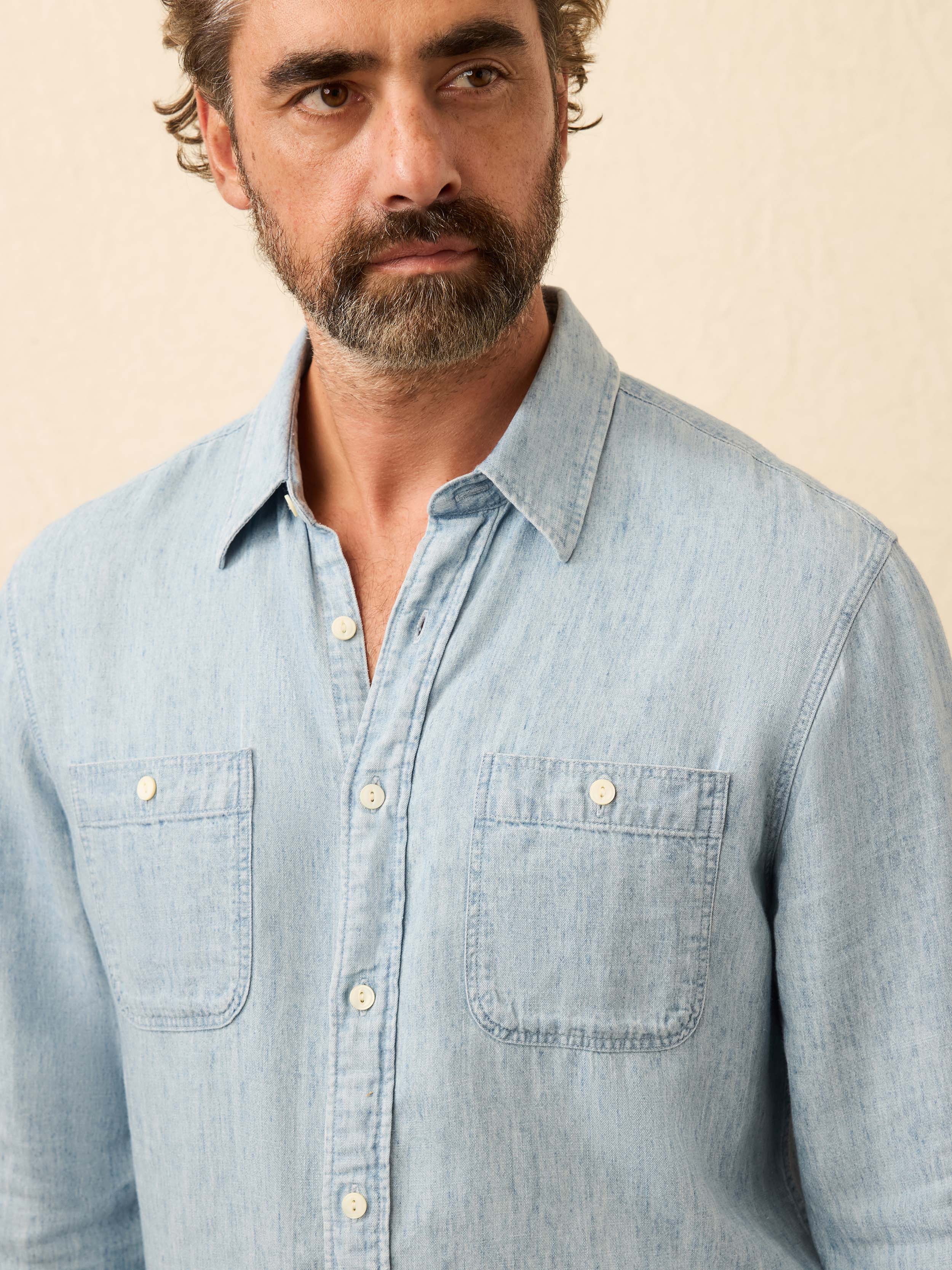 Tried & True Chambray Workshirt - Vintage Indigo