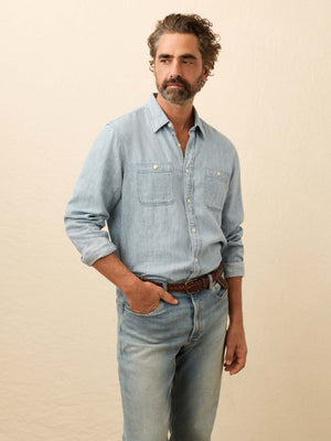 Tried & True Chambray Workshirt - Vintage Indigo