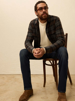 Legend Sweater Shirt - Grey Woods Plaid