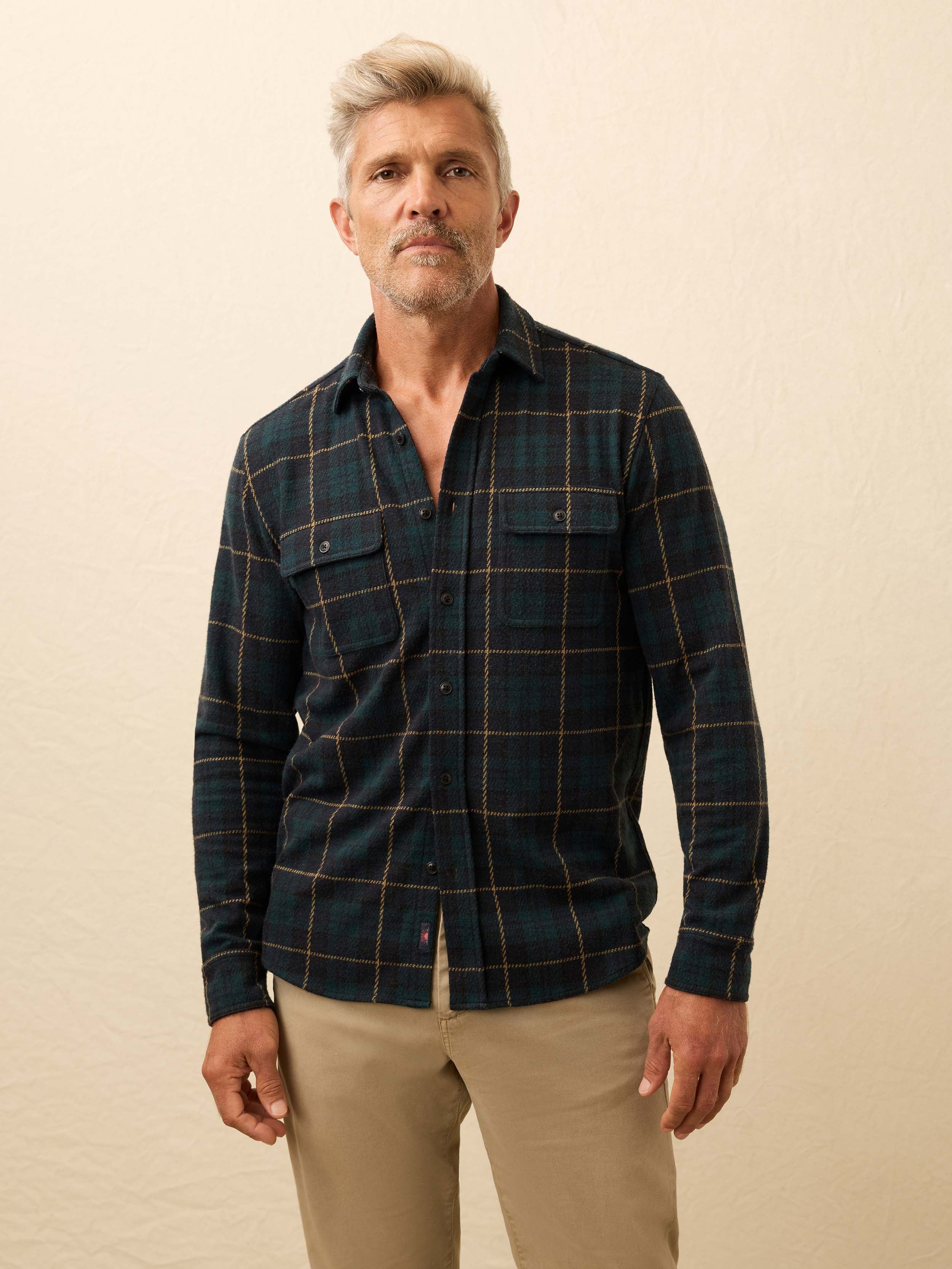 Legend Sweater Shirt - Lodge Blackwatch Plaid