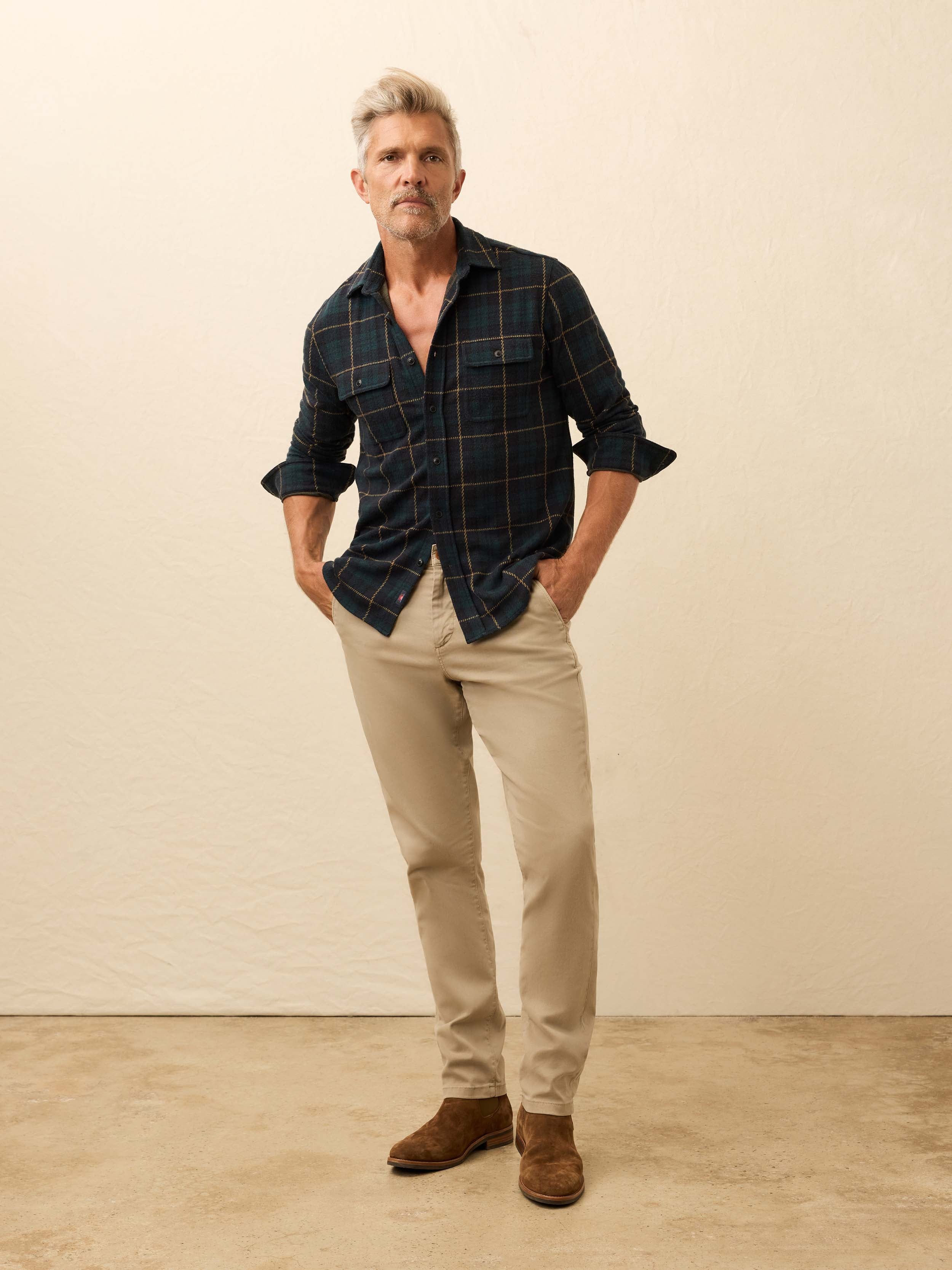 Legend Sweater Shirt - Lodge Blackwatch Plaid