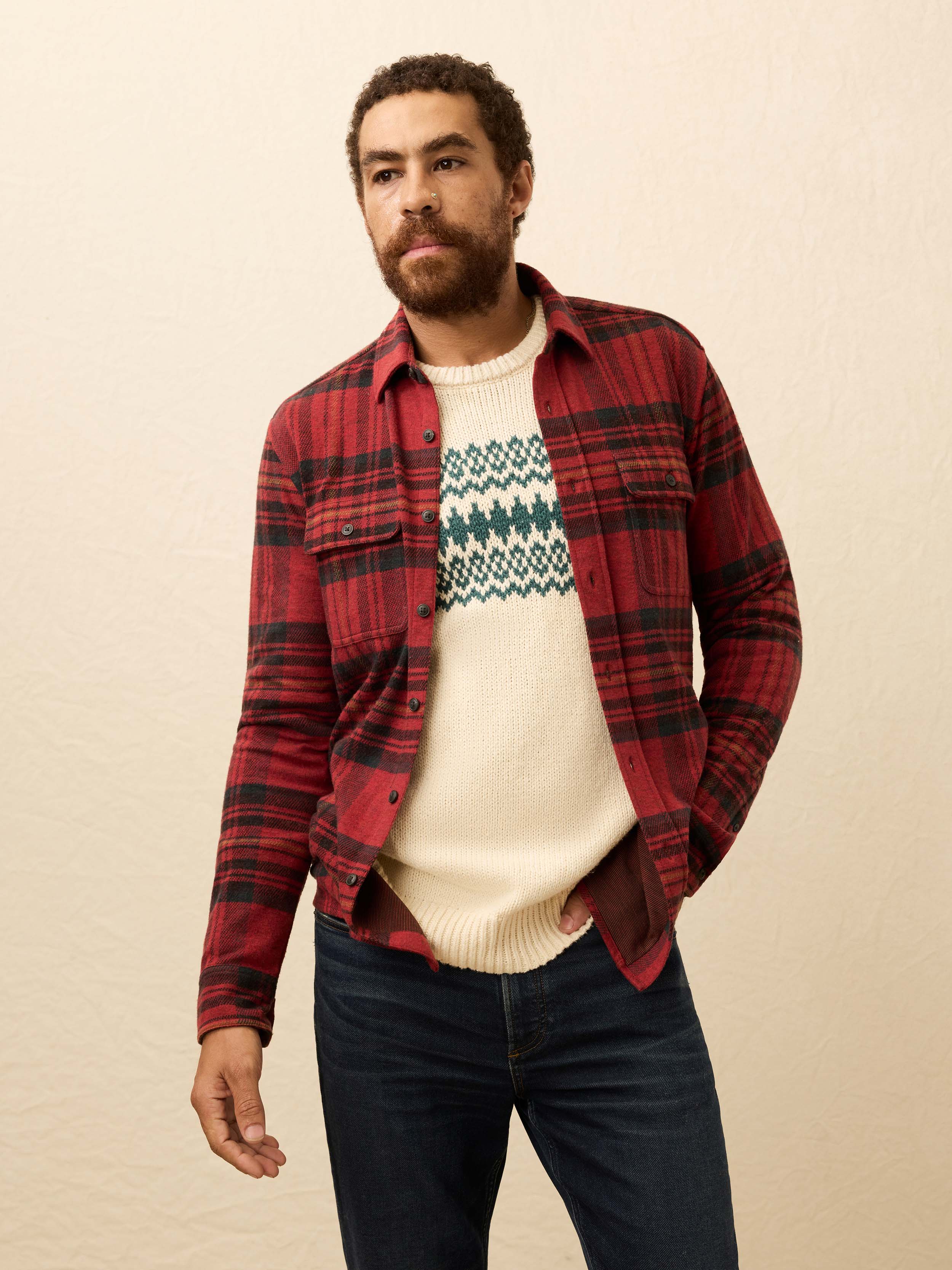 red sweater dress shirt Red Short Sleeve Sweater Top - All Tops