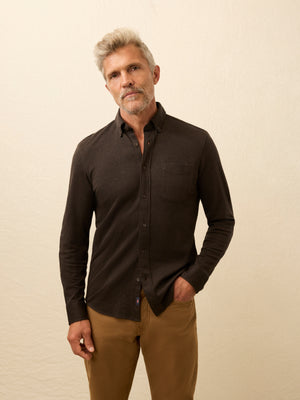 Coastline Knit Shirt - Bear Mountain Houndstooth