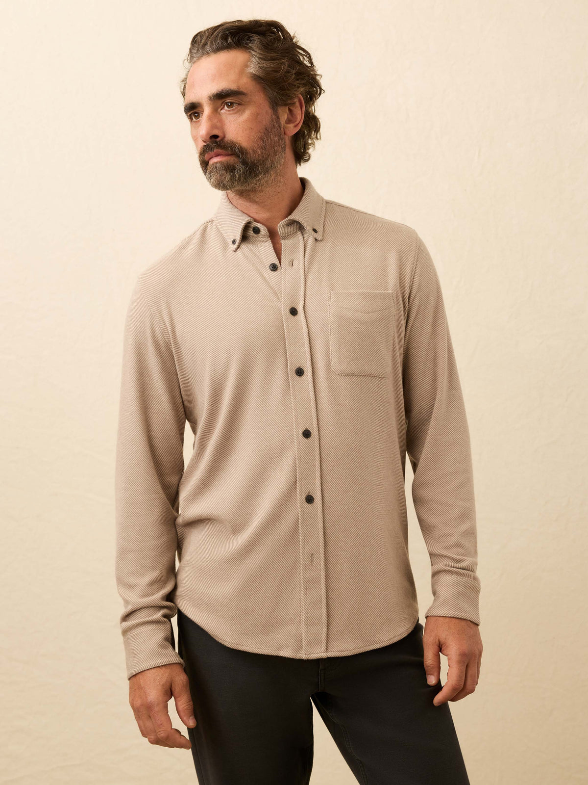 Timber Pattern Shirts Legend™ Sweater Shirt (Single Pocket) - Timber Twill
