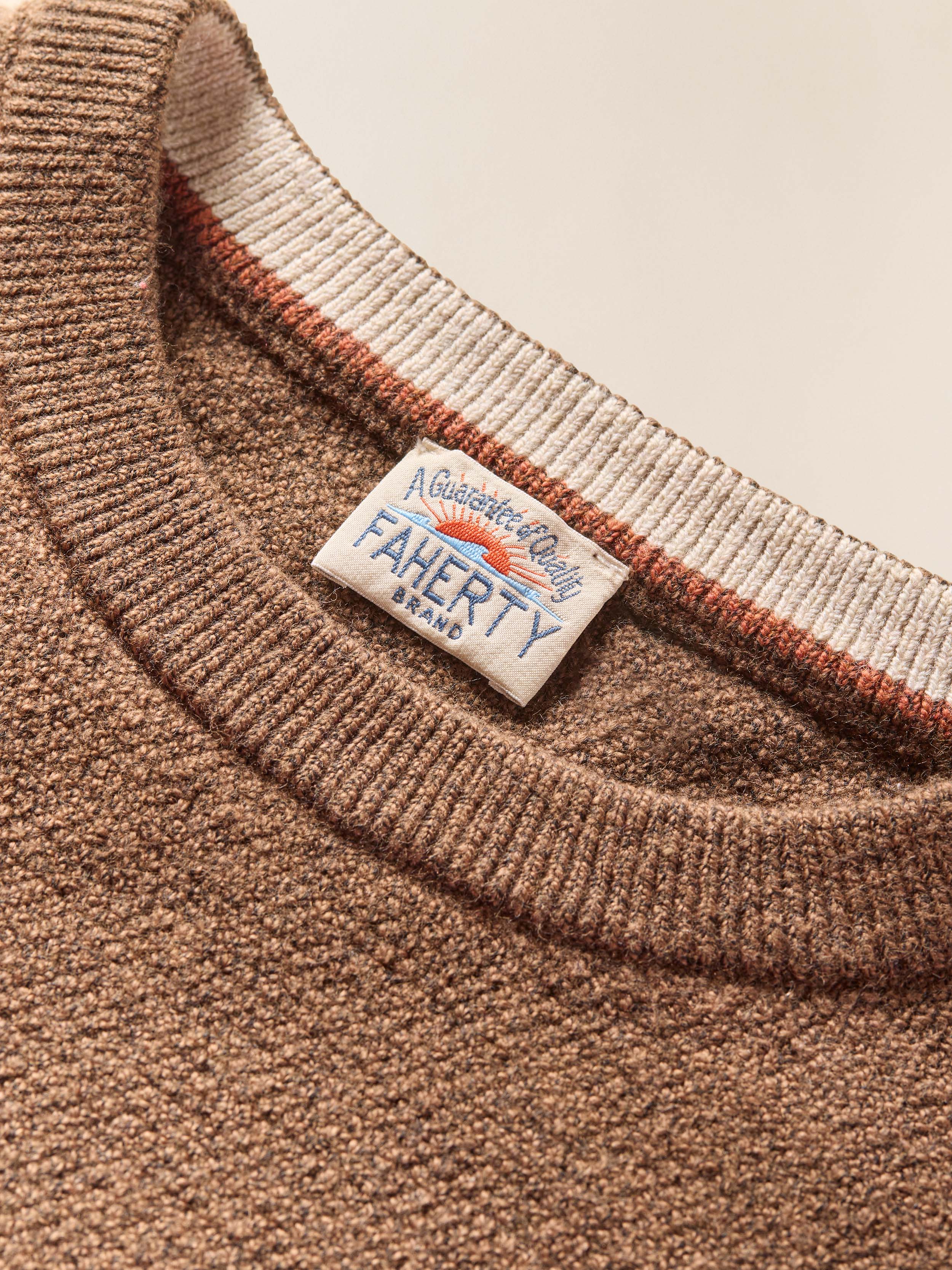 Jackson Crew Sweater - Trail Brown Heather