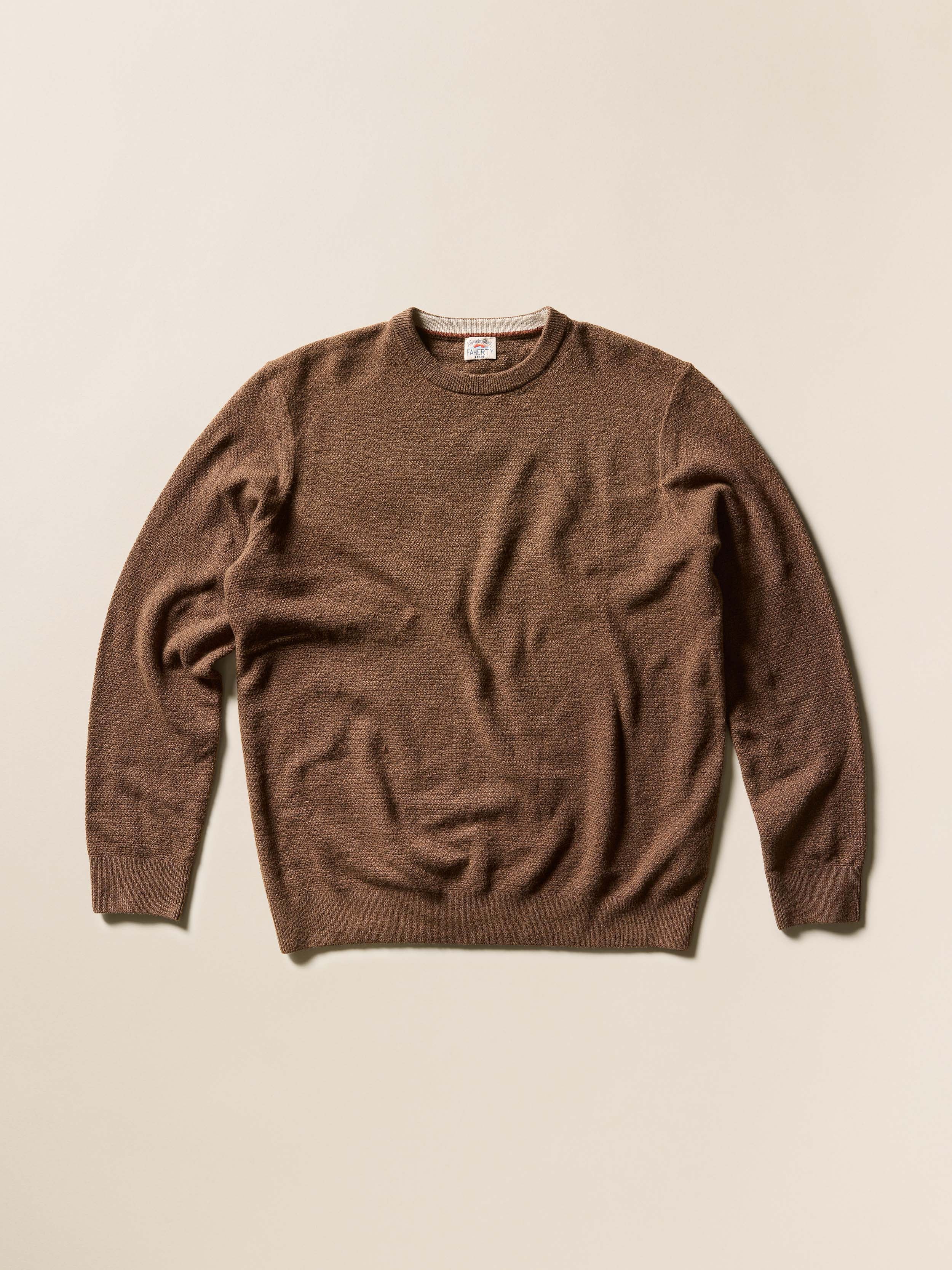 Jackson Crew Sweater - Trail Brown Heather