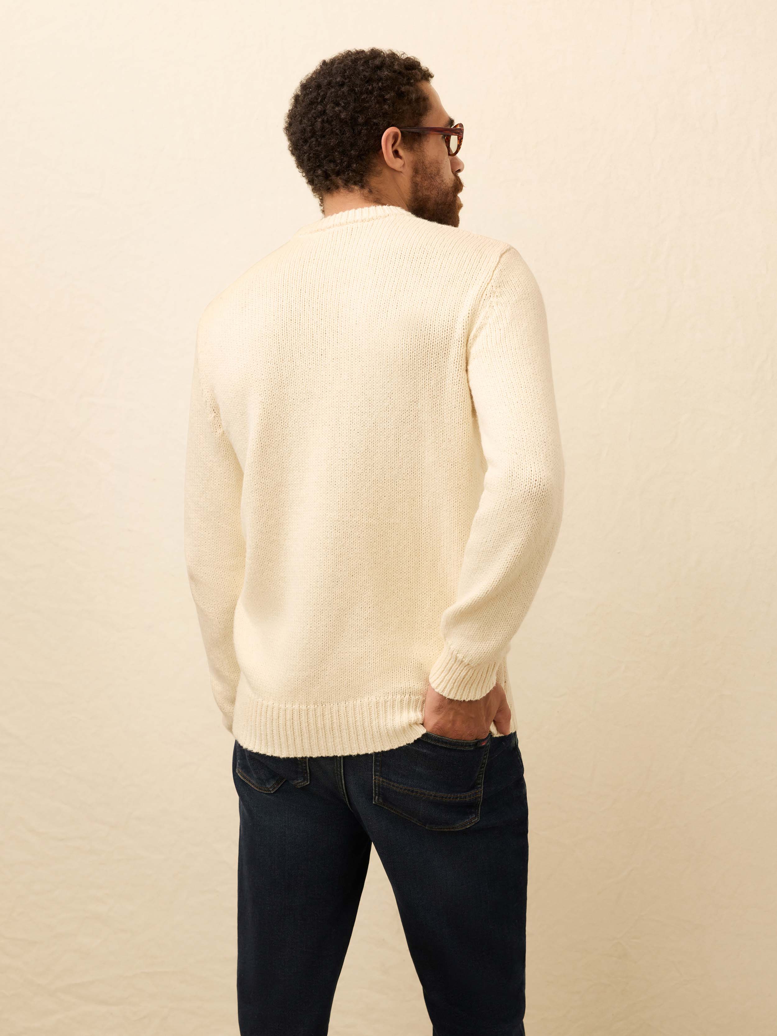 Heirloom Crewneck Sweater - Bone | Faherty Brand