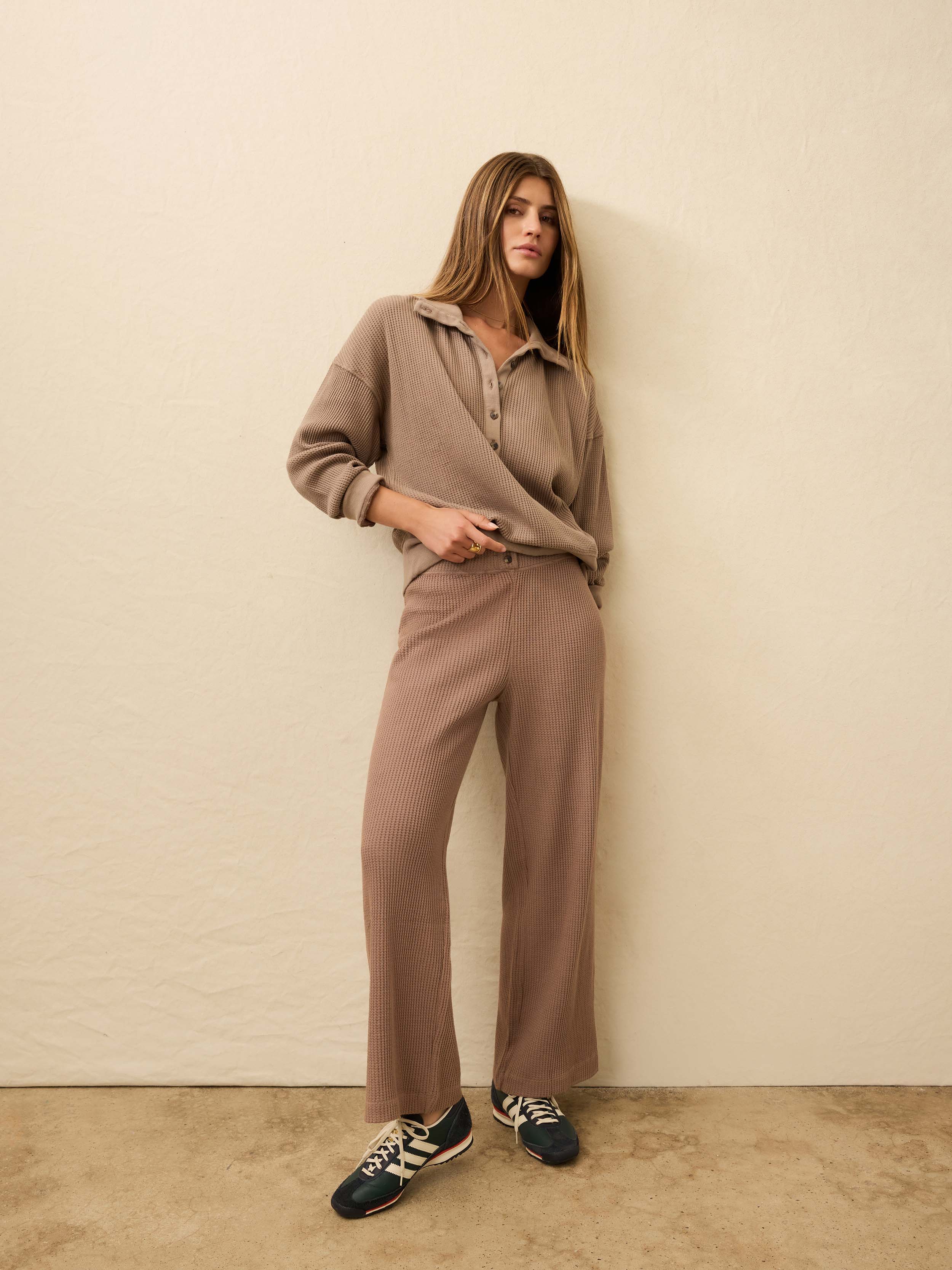 Après Waffle Pant - Wood Smoke