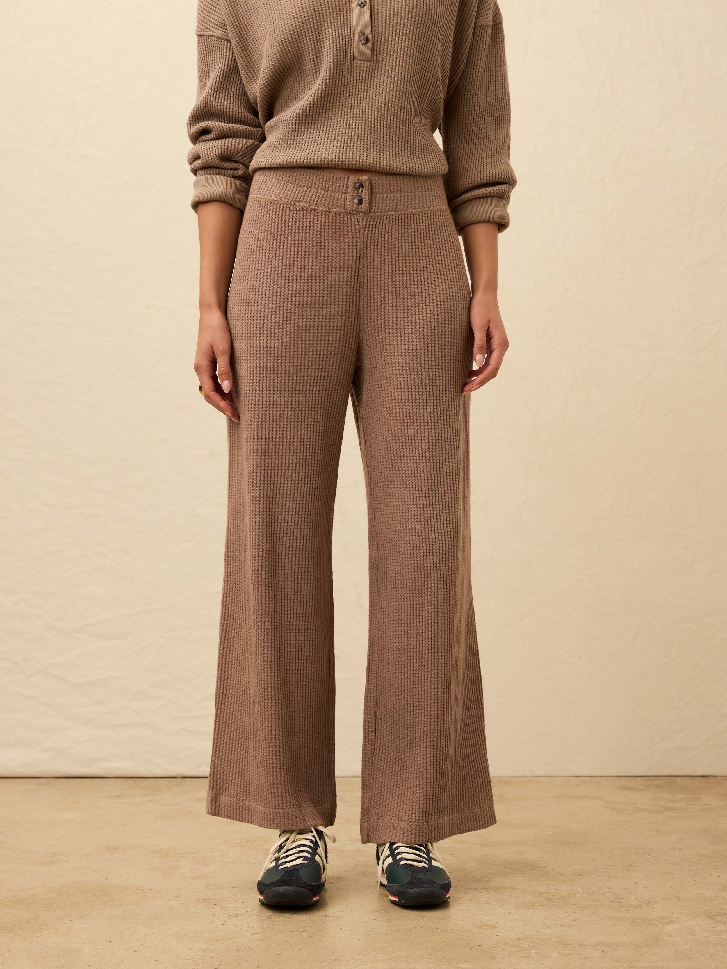 Après Waffle Pant - Wood Smoke