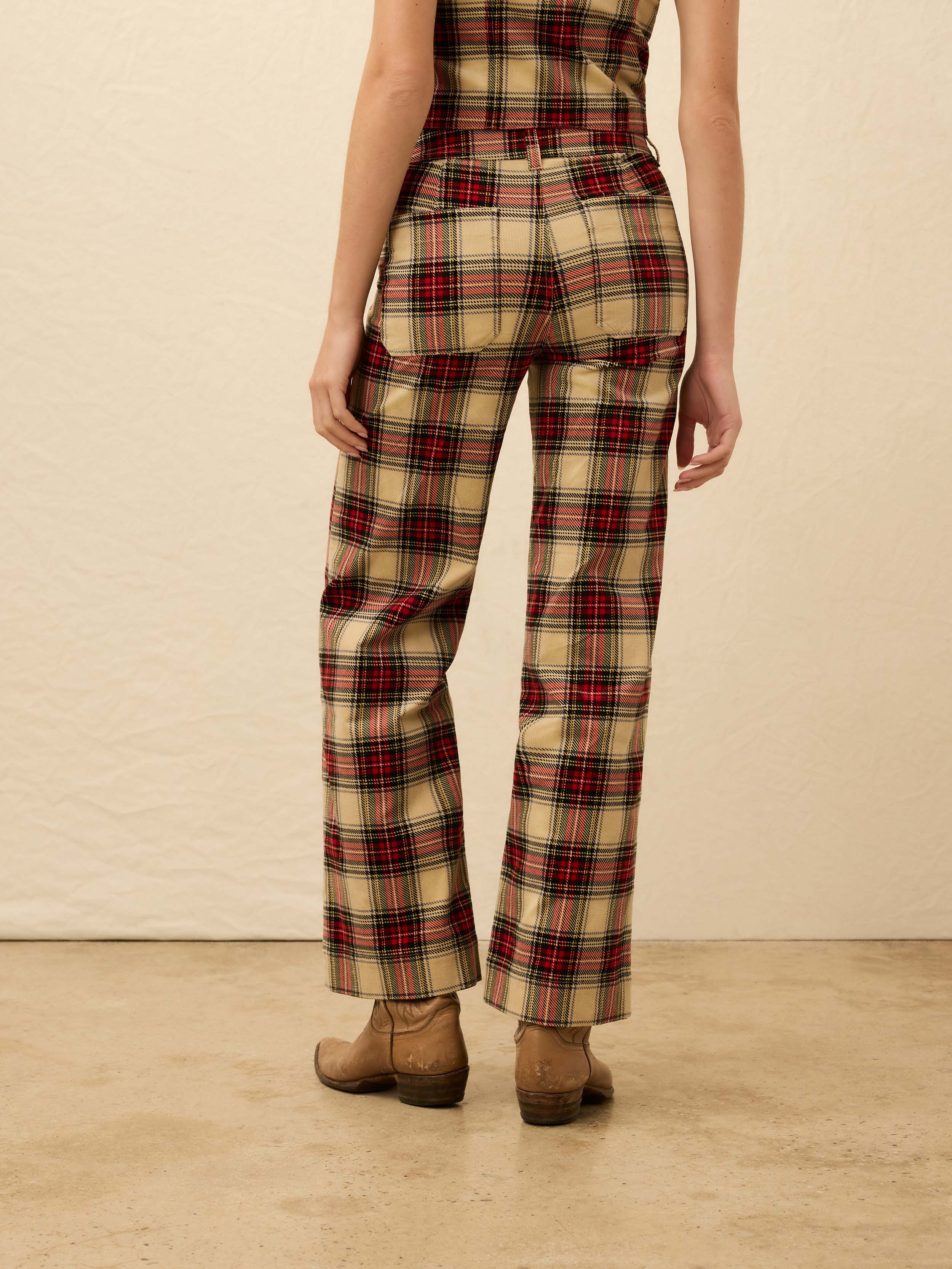 High Ridge Corduroy Pant - Winterstone Plaid