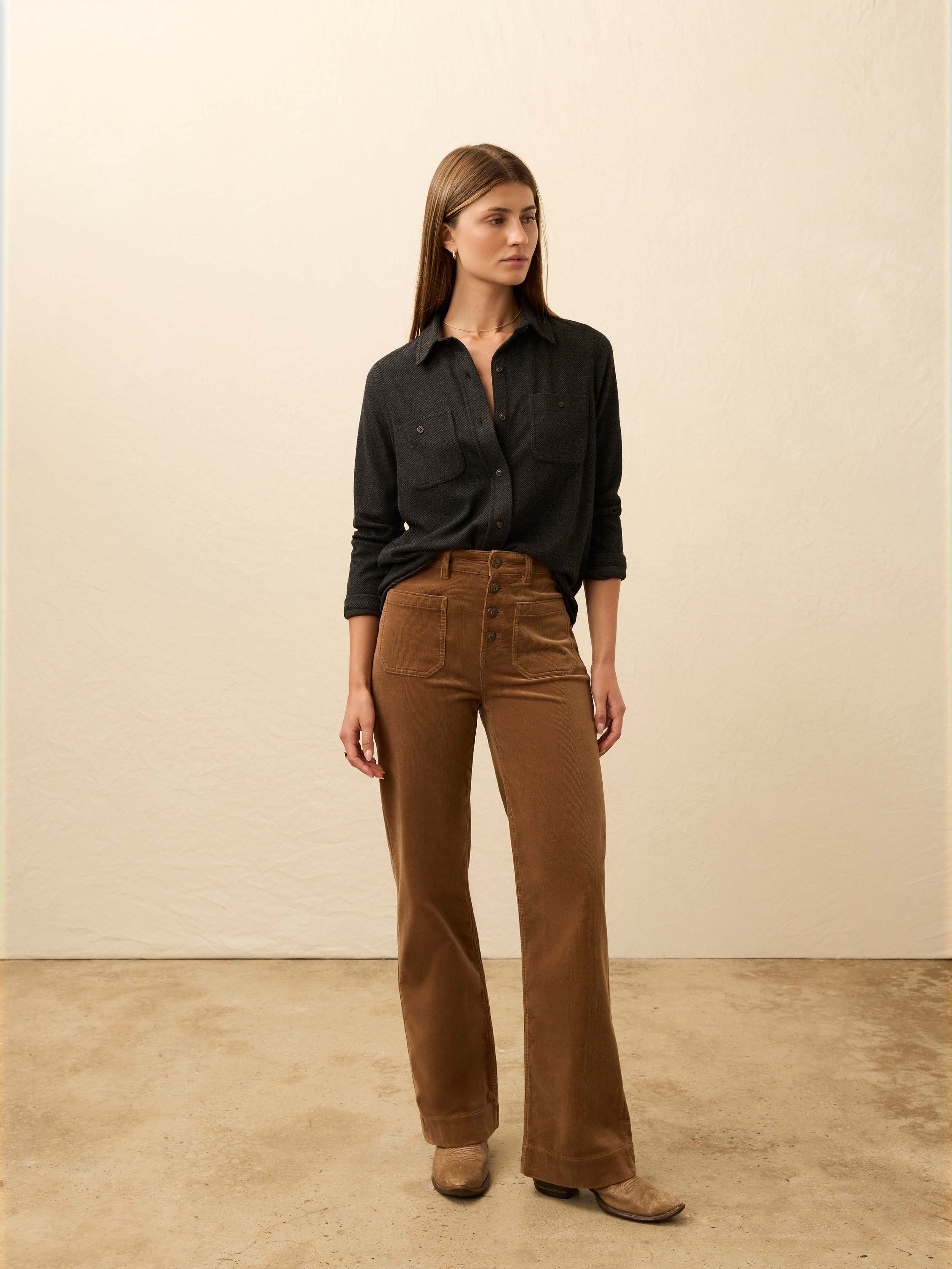 Legend™ Sweater Shirt - Heathered Black Twill