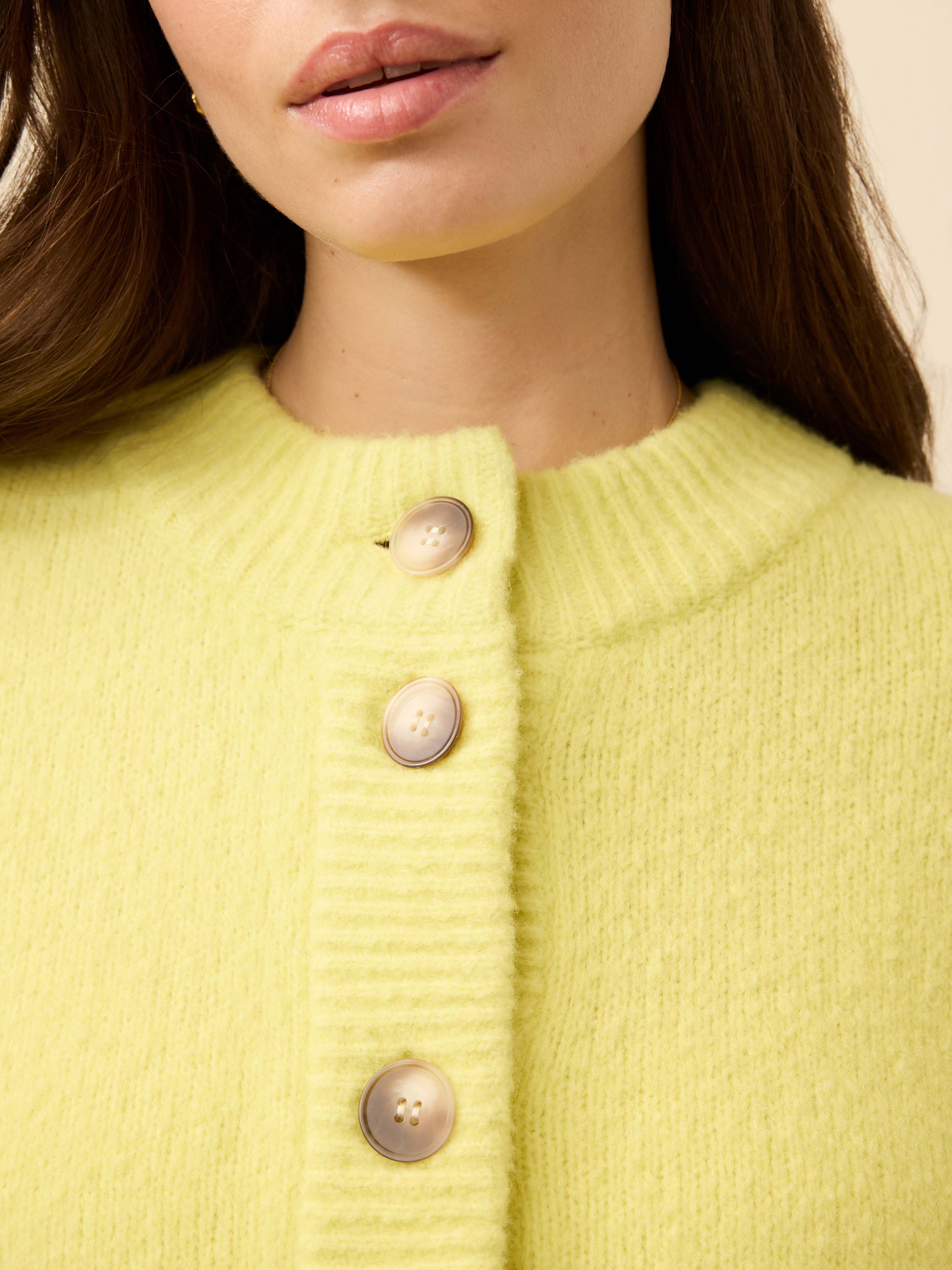 Alpine Cozy Cardigan - Citrus Shore