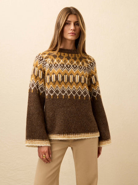 新品 soloist fair isle crew neck sweater. Fair Isle Cotton Rollneck Sweater For Men | J.Crew