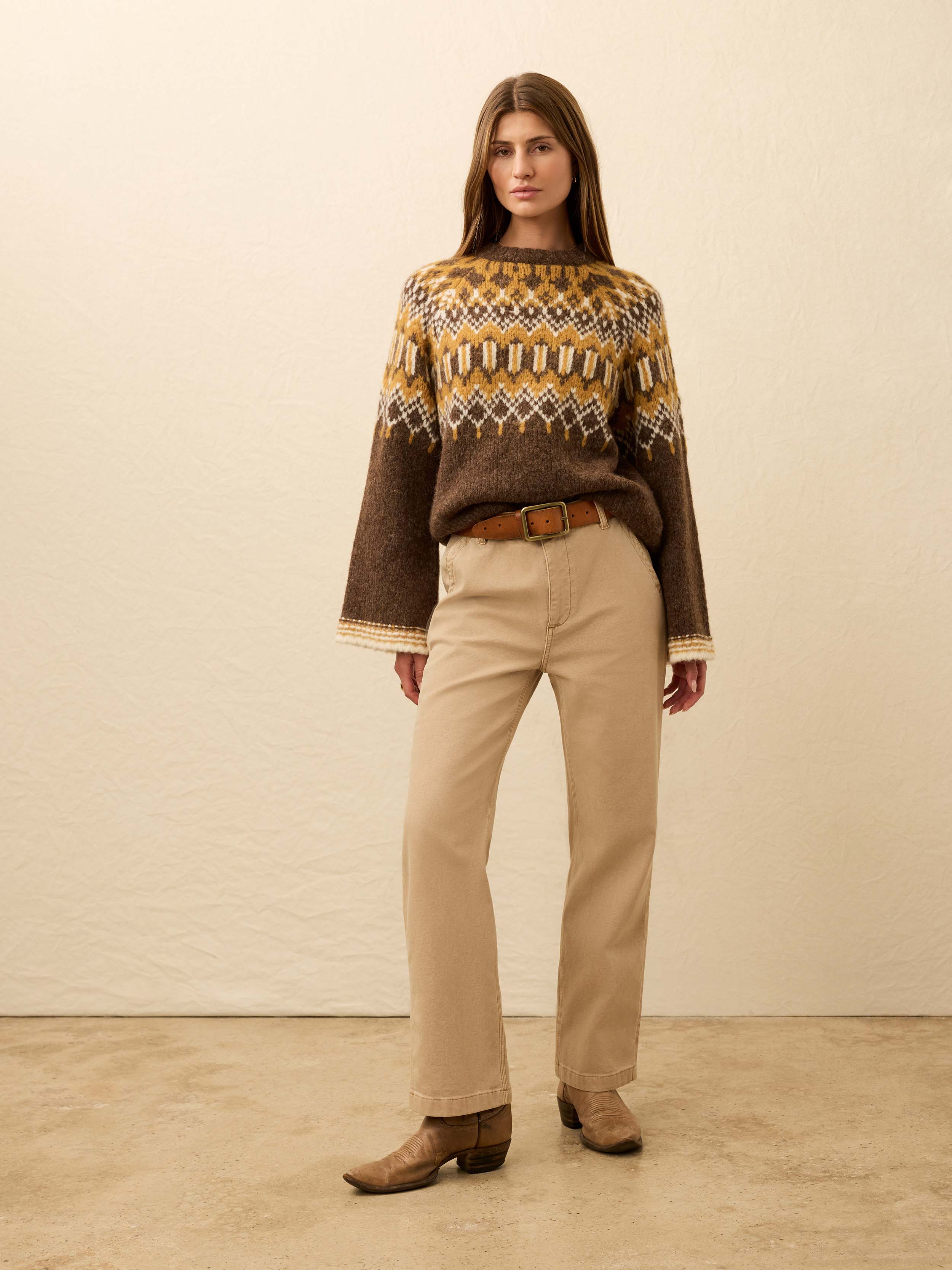 Summit Fairisle Crew - Harvest Trails