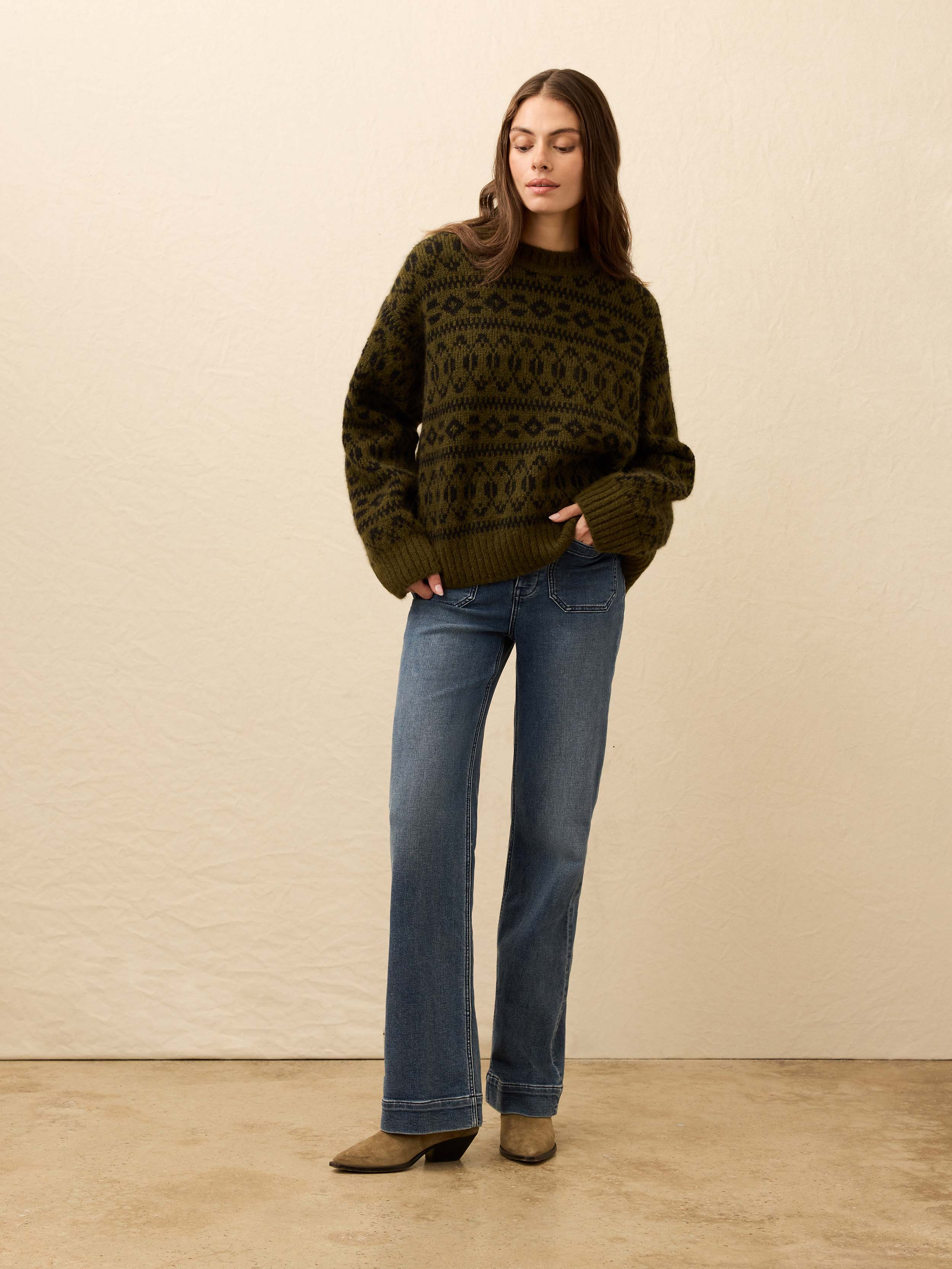 Midnight Bay Crew - Olive