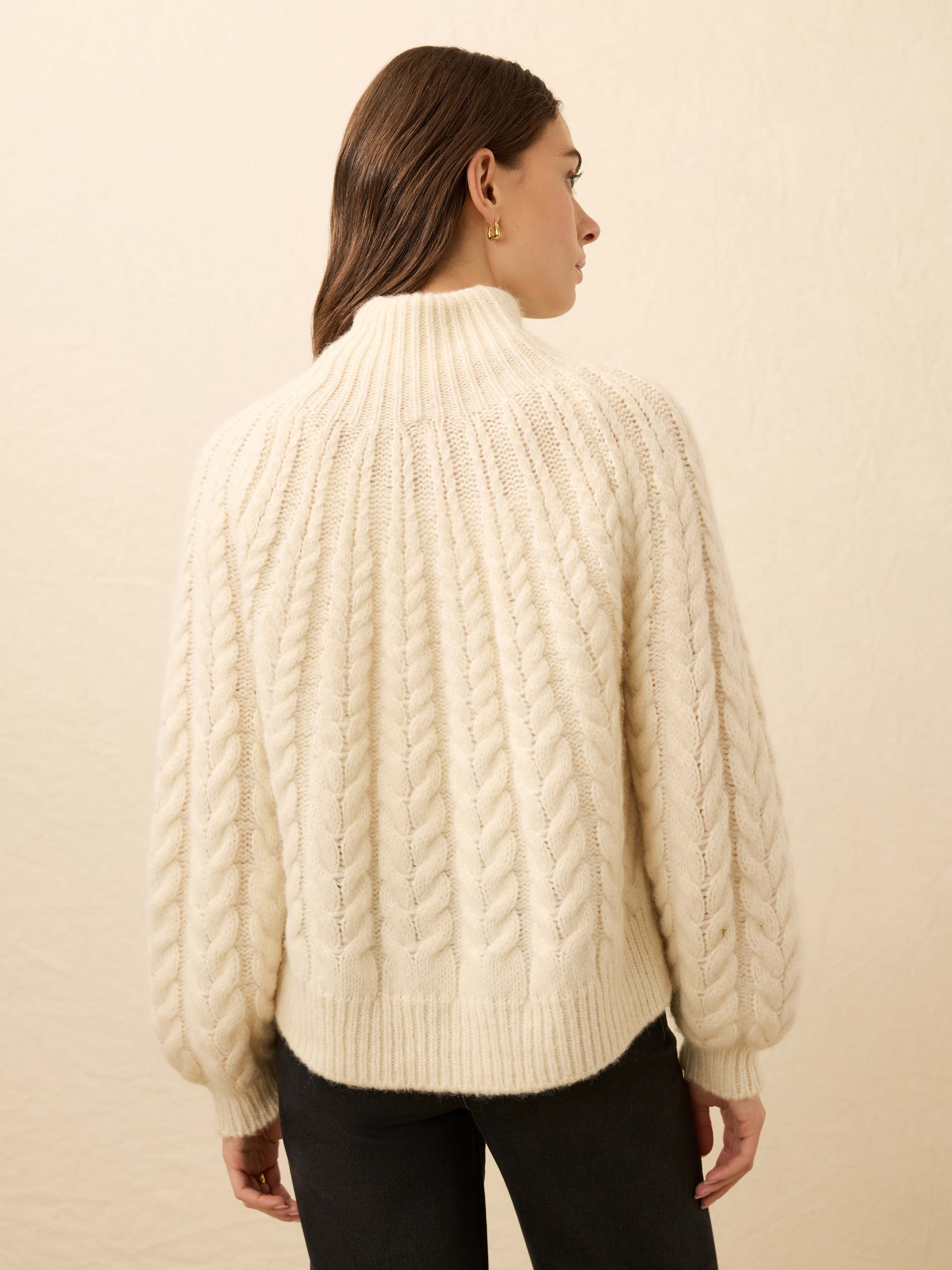 Frost Cableknit Sweater - Cream