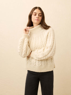 Frost Cableknit Sweater - Cream