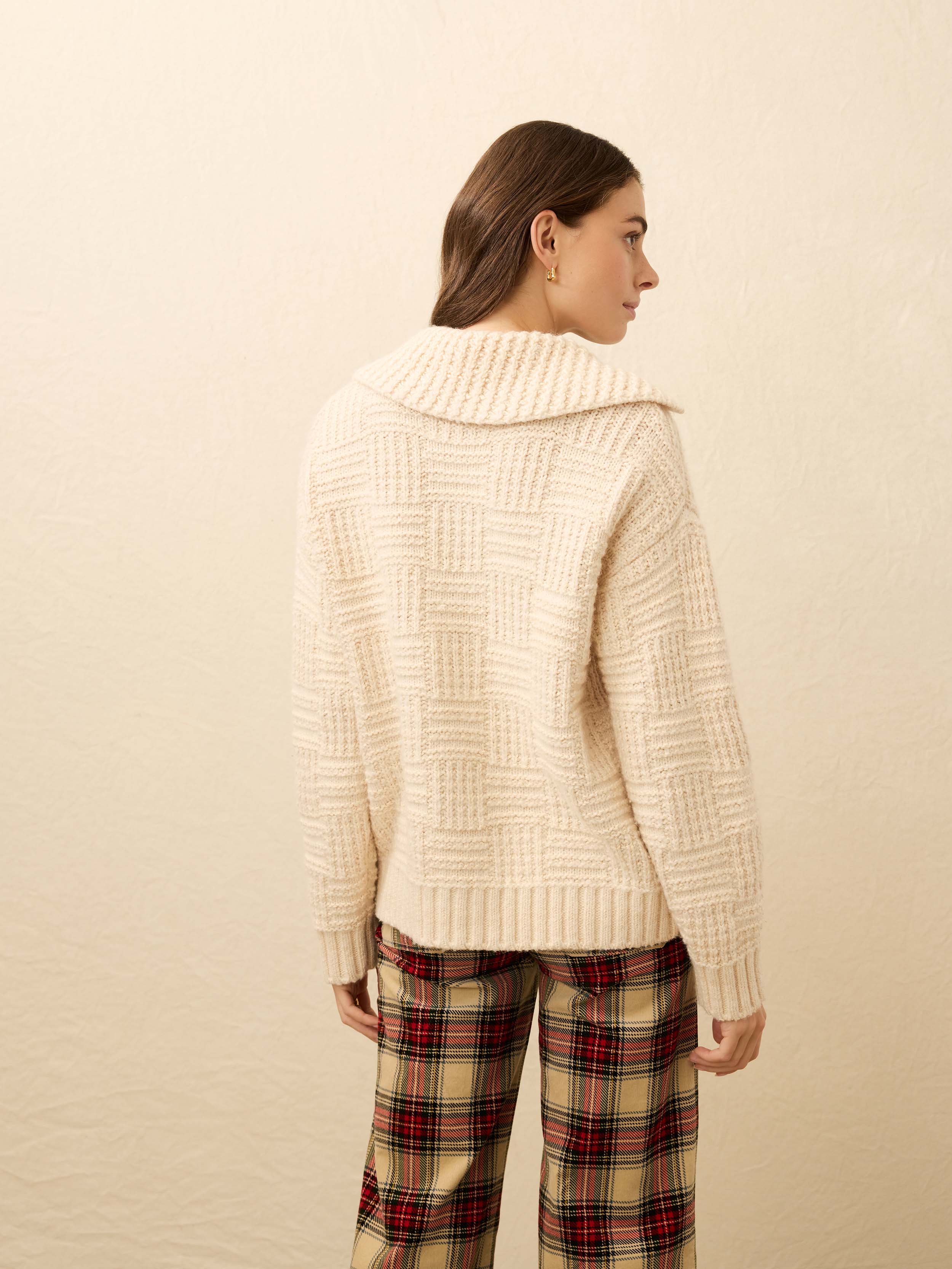 Heirloom Cotton Outback Cardigan - Cream