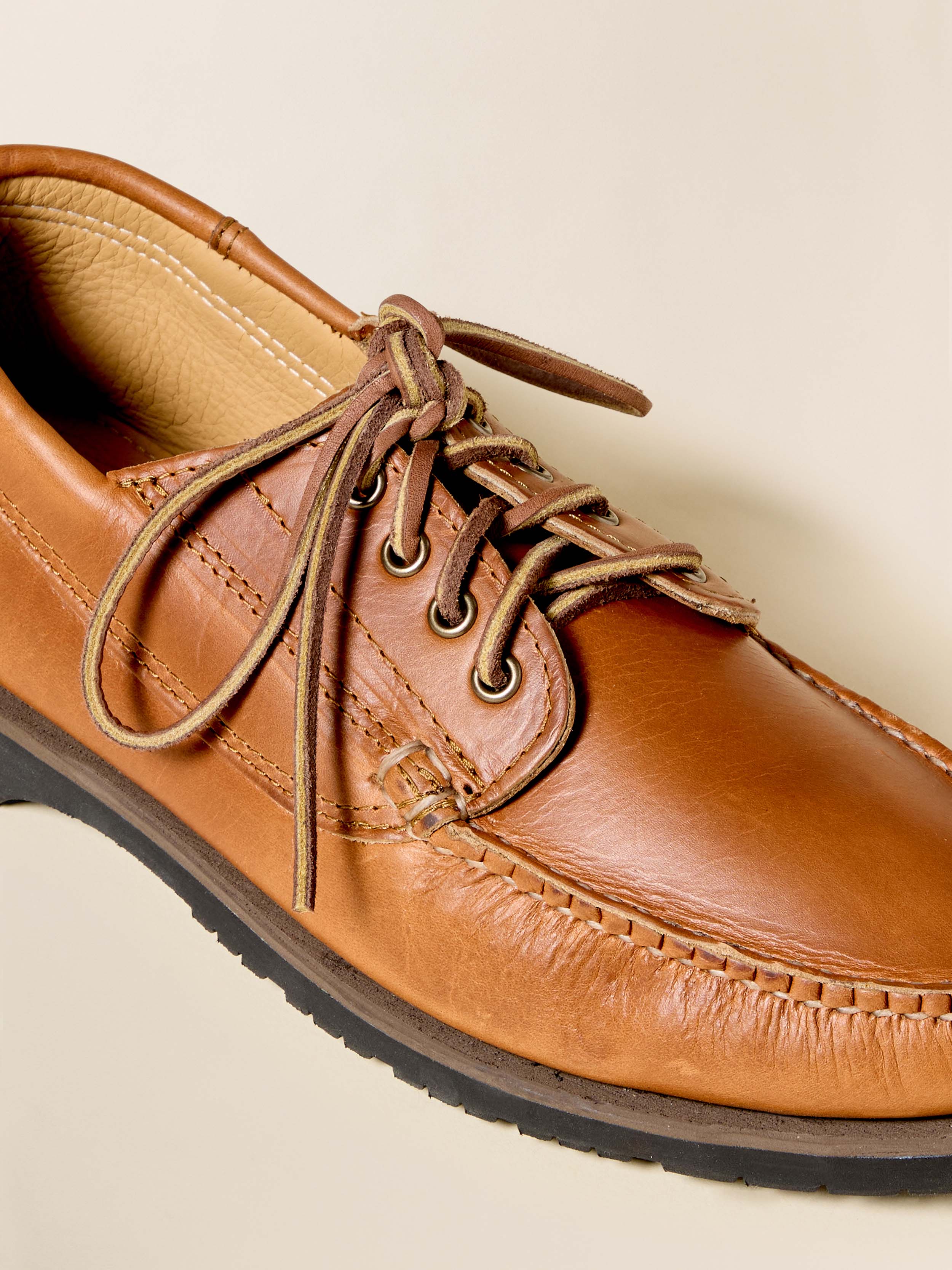 Quoddy Maliseet - Whiskey Black Mini Lug | Faherty Brand