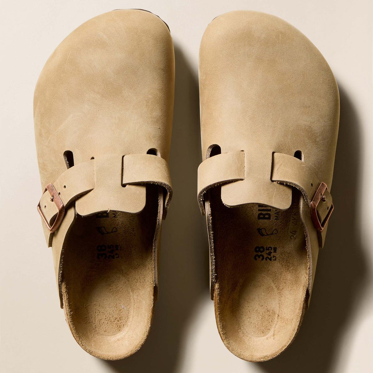 birkenstock boston clogs tobacco back fit Birkenstock Unisex Oiled Boston -