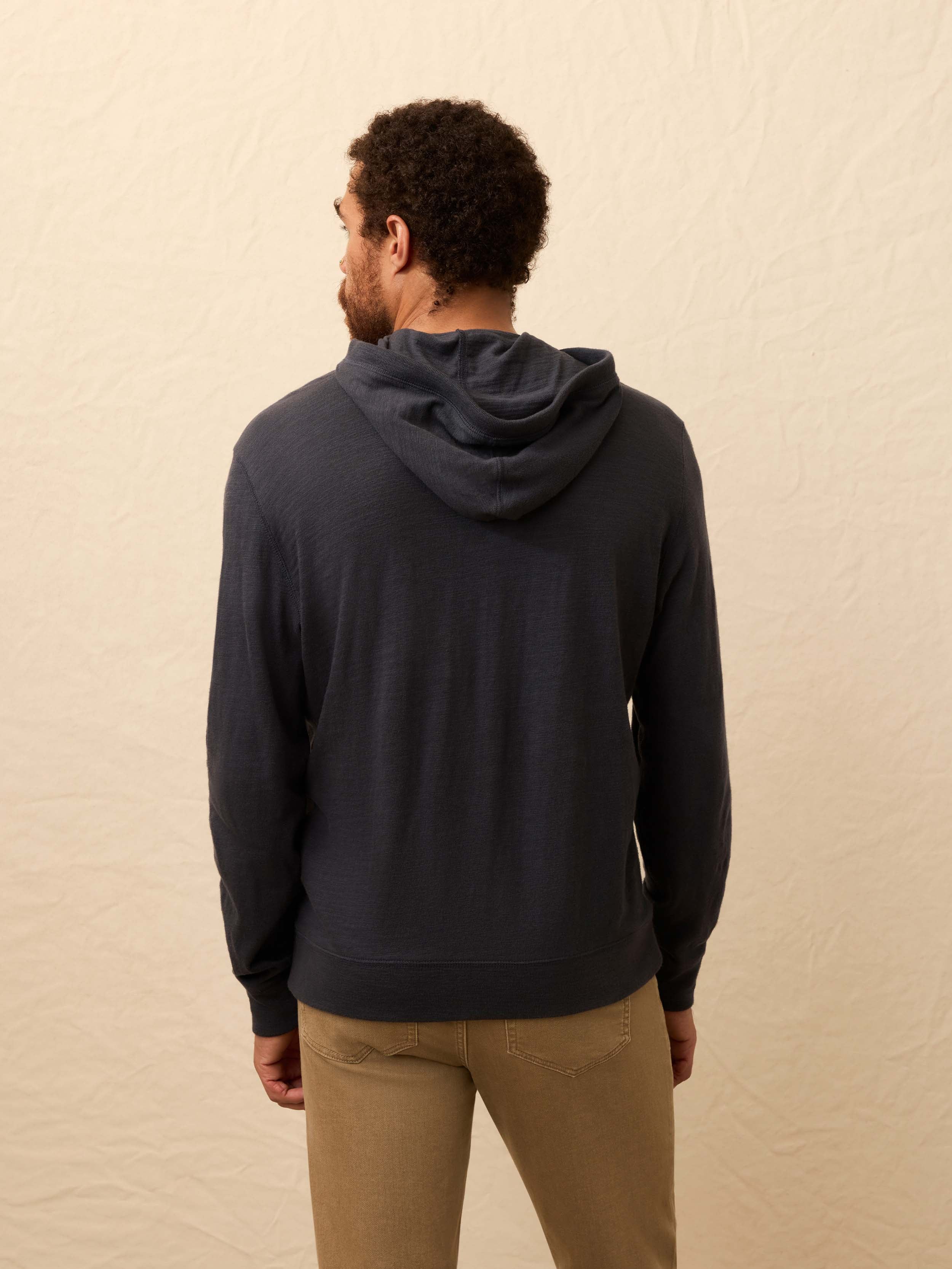Sunwashed Midweight Organic Hoodie - Blue Nights | Faherty Brand