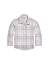 Kids Legend™ Sweater Shirt - Winter Clouds Plaid