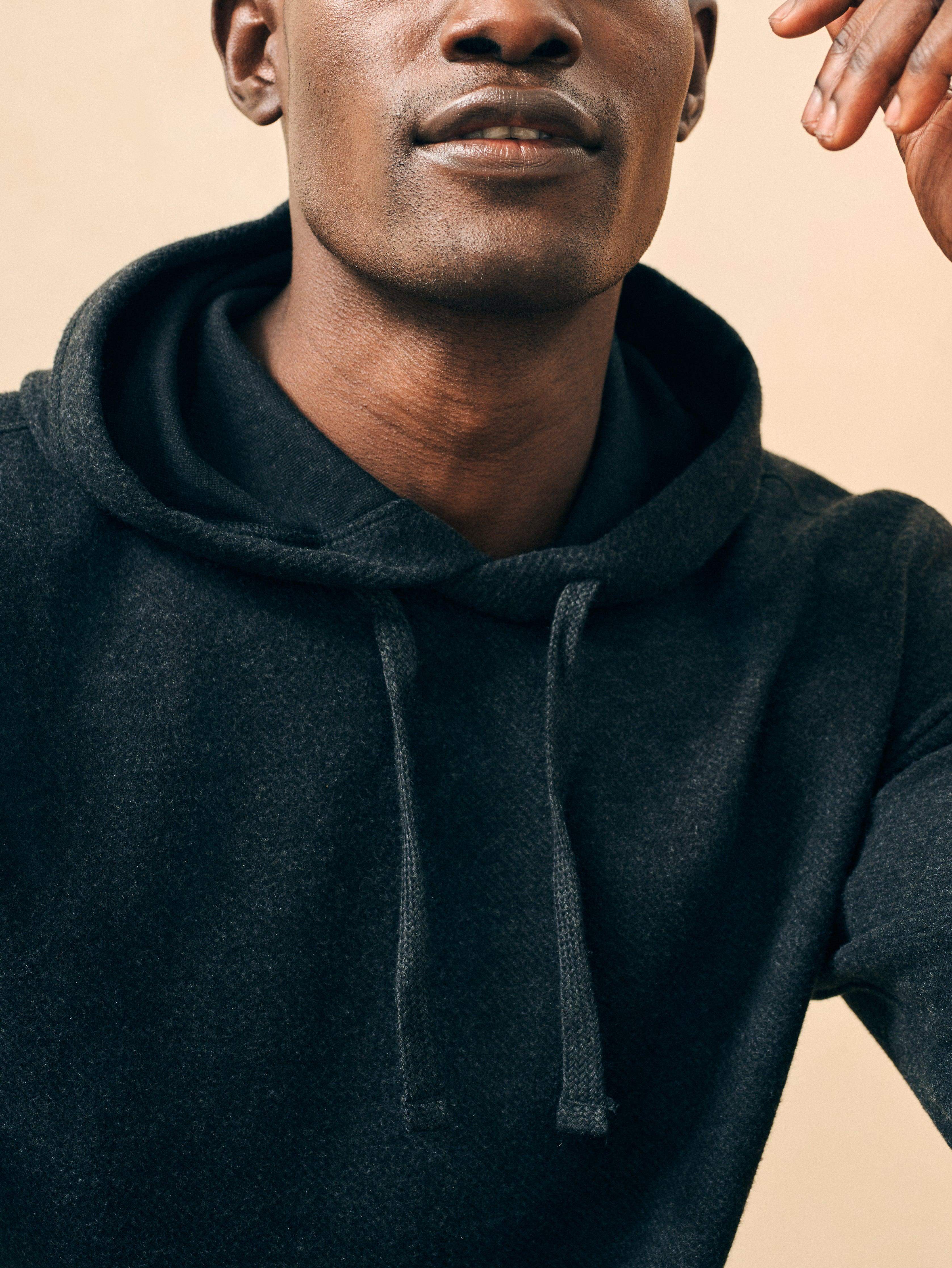 Legend™ Sweater Hoodie - Heathered Black Twill