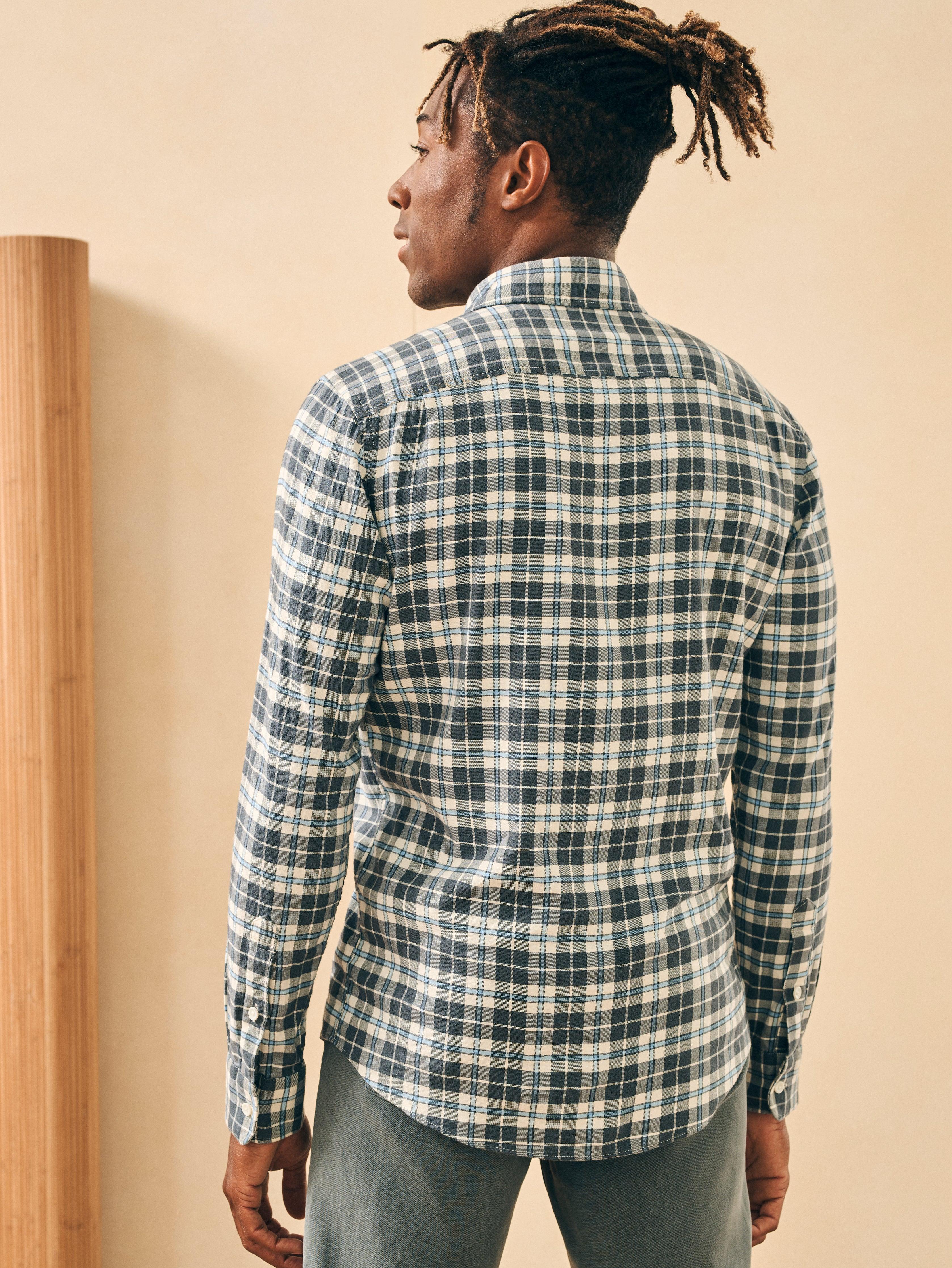 Featherweight Flannel Shirt - Key Rock Plaid