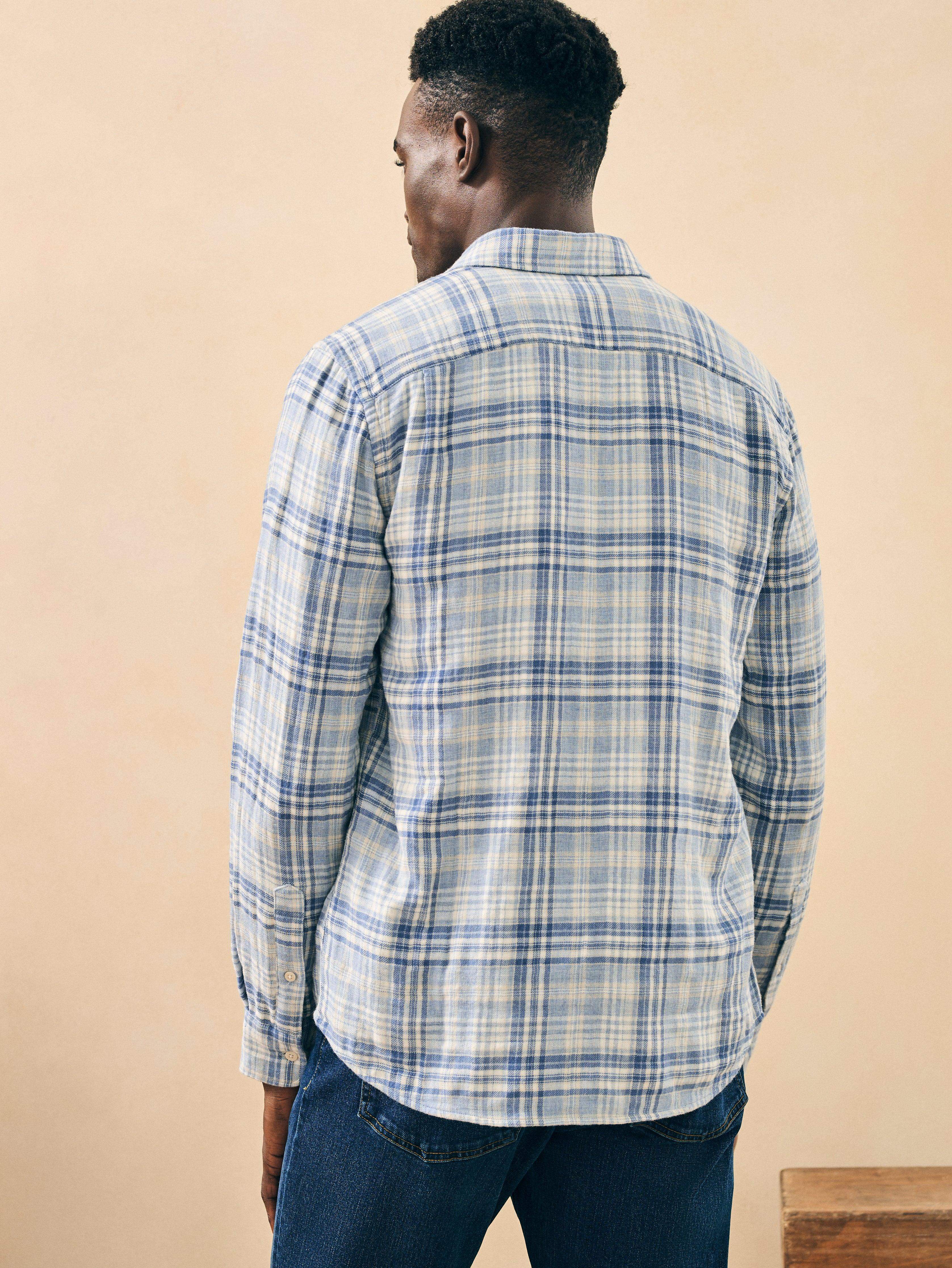 Doublecloth Shirt - Ocean Glacier Plaid